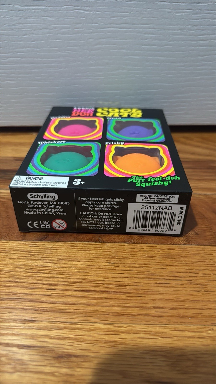 NeeDoh Teenie 4 Pack Nee Doh Cool Cats Pack of Four New Sealed