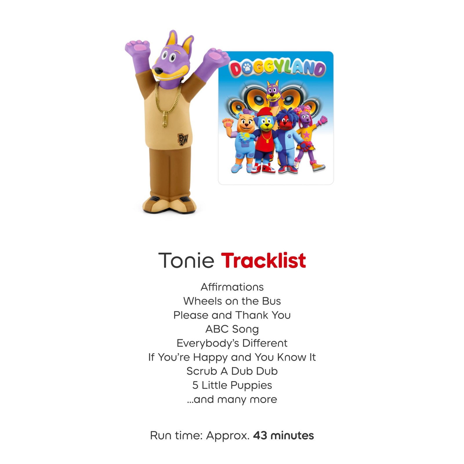 Tonies Doggyland Bow Wizzle Audio Toy Figurine for Toniebox – Snoop Dogg