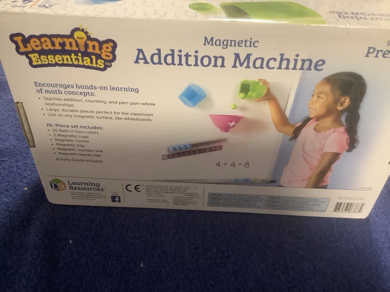 Learning Resources Magnetic Addition Machine, Math Games, Classroom Supplies,