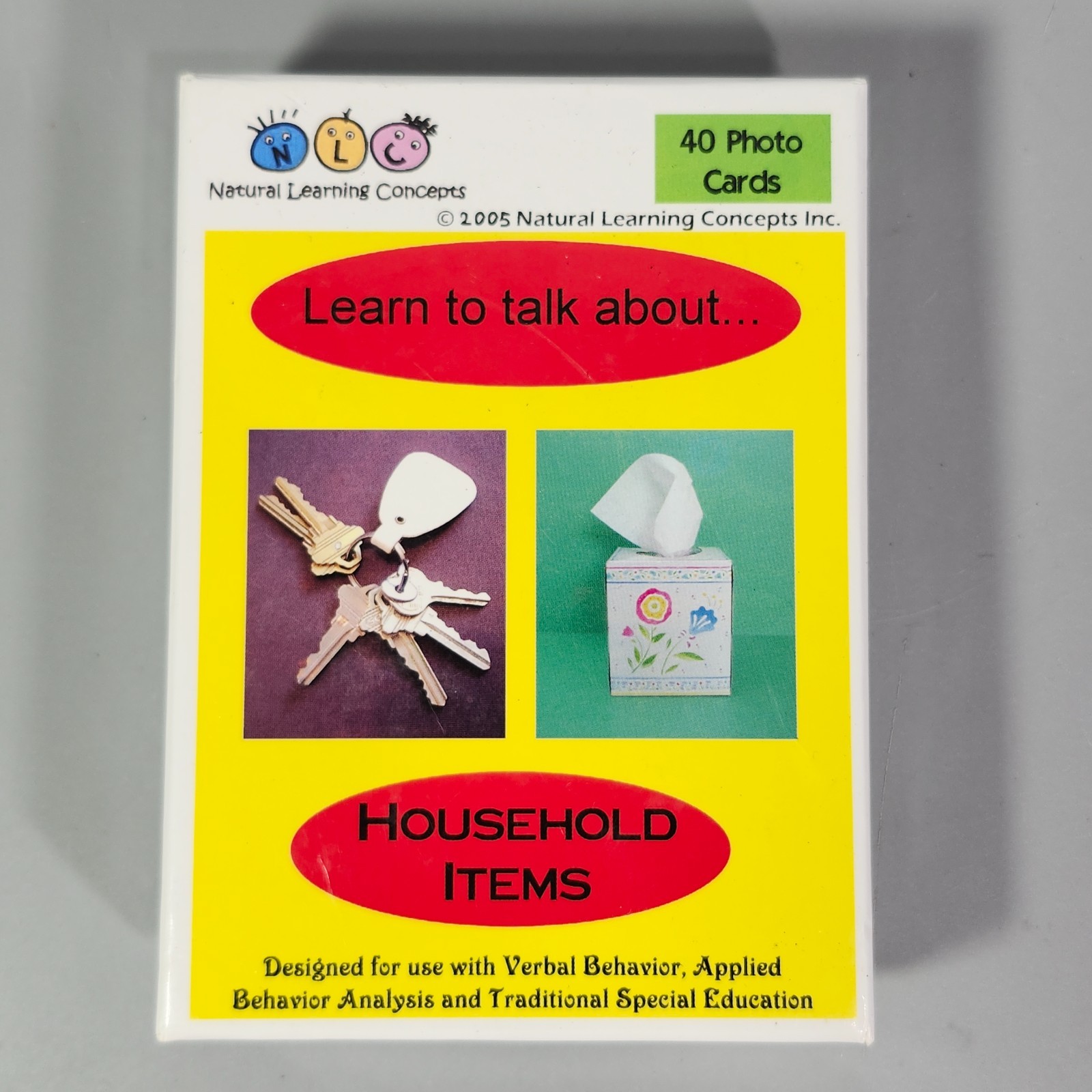 Learning Concepts Learn To Talk About Pre-K Speech Autism Photo Plash Cards Lot