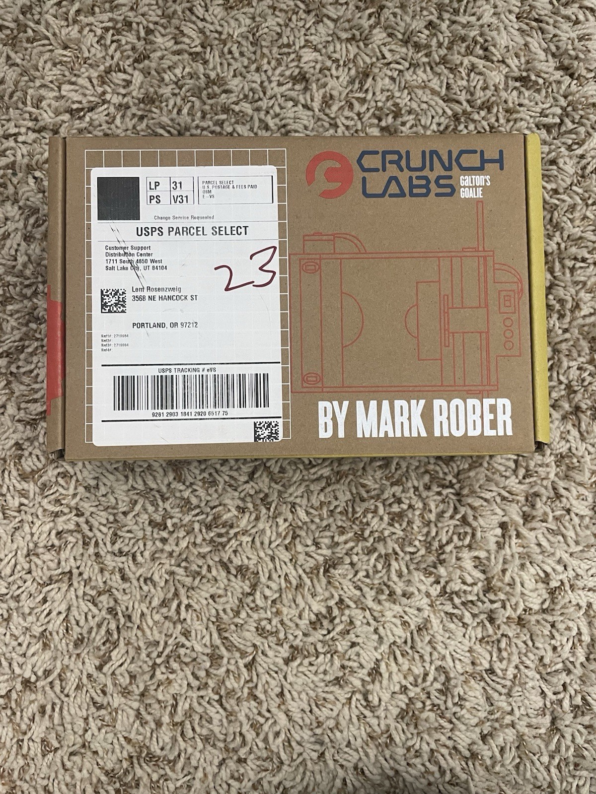 Pre-built – CrunchLabs Galton’s Goalie Box 13 – READ DESCRIPTION