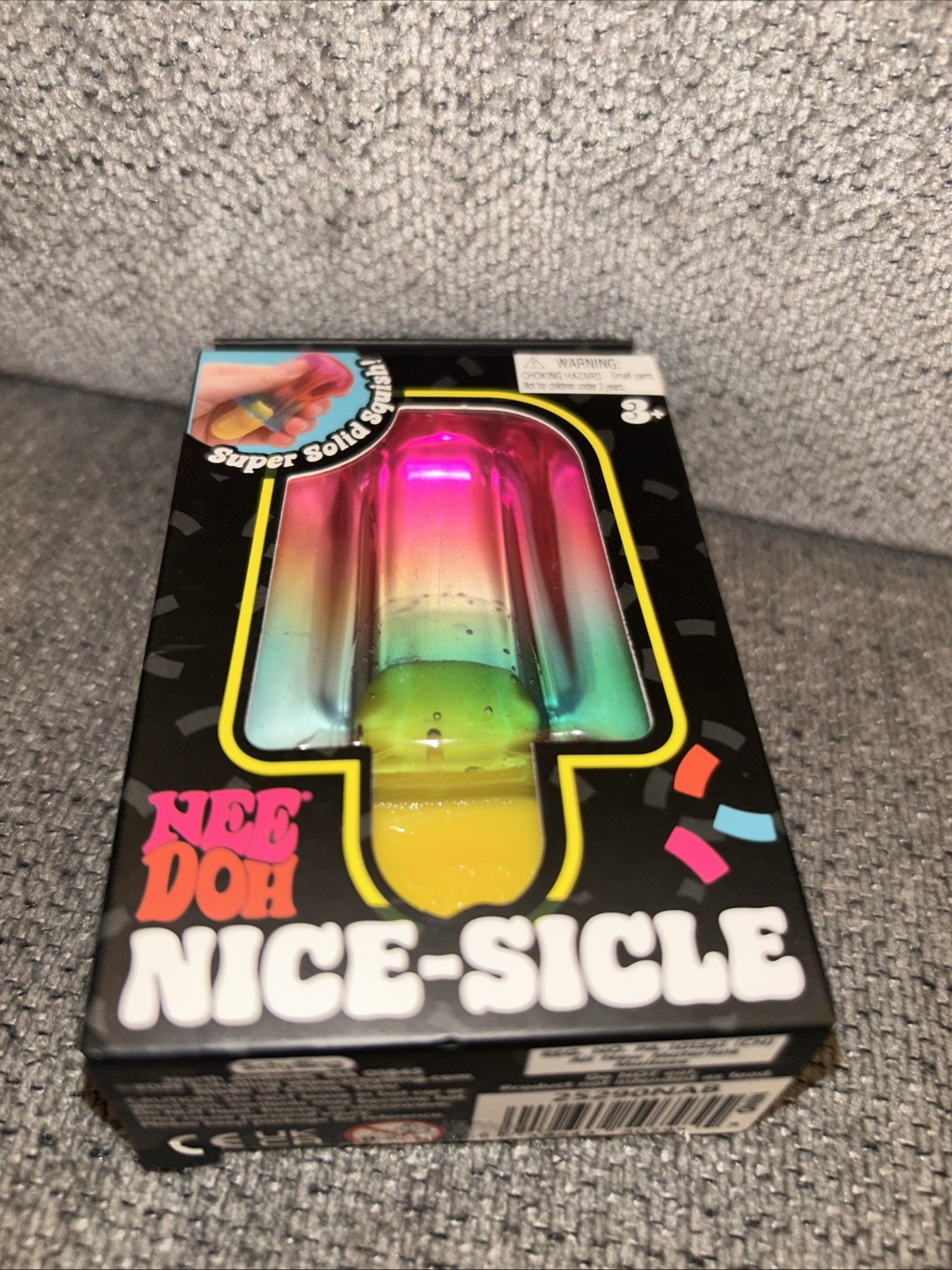 NEW Nee Doh Nice-Sicle Popsicle Blue/Pink/Yellow Multicolor