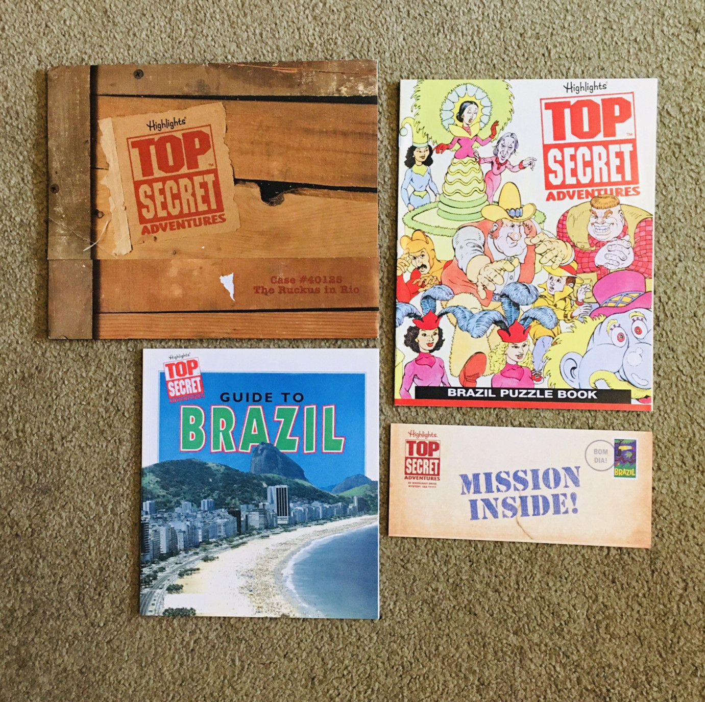 Lot 3 Highlights Top Secret Adventures Game China Rio Australia Home Schooling