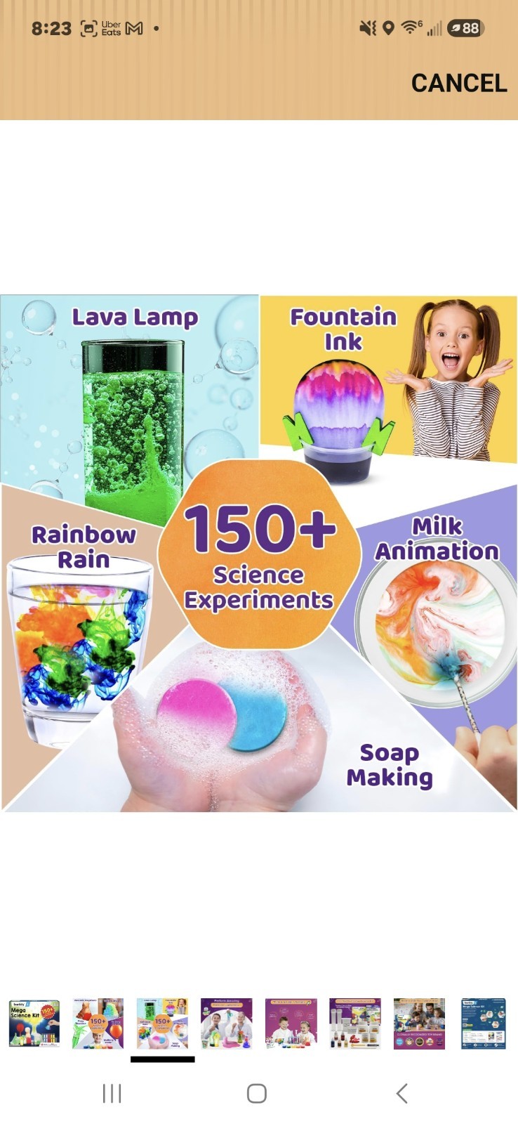 Smartivity Mega Science Kit STEM 150+ Experiments for Kids Ages 4-7 8-11 Years