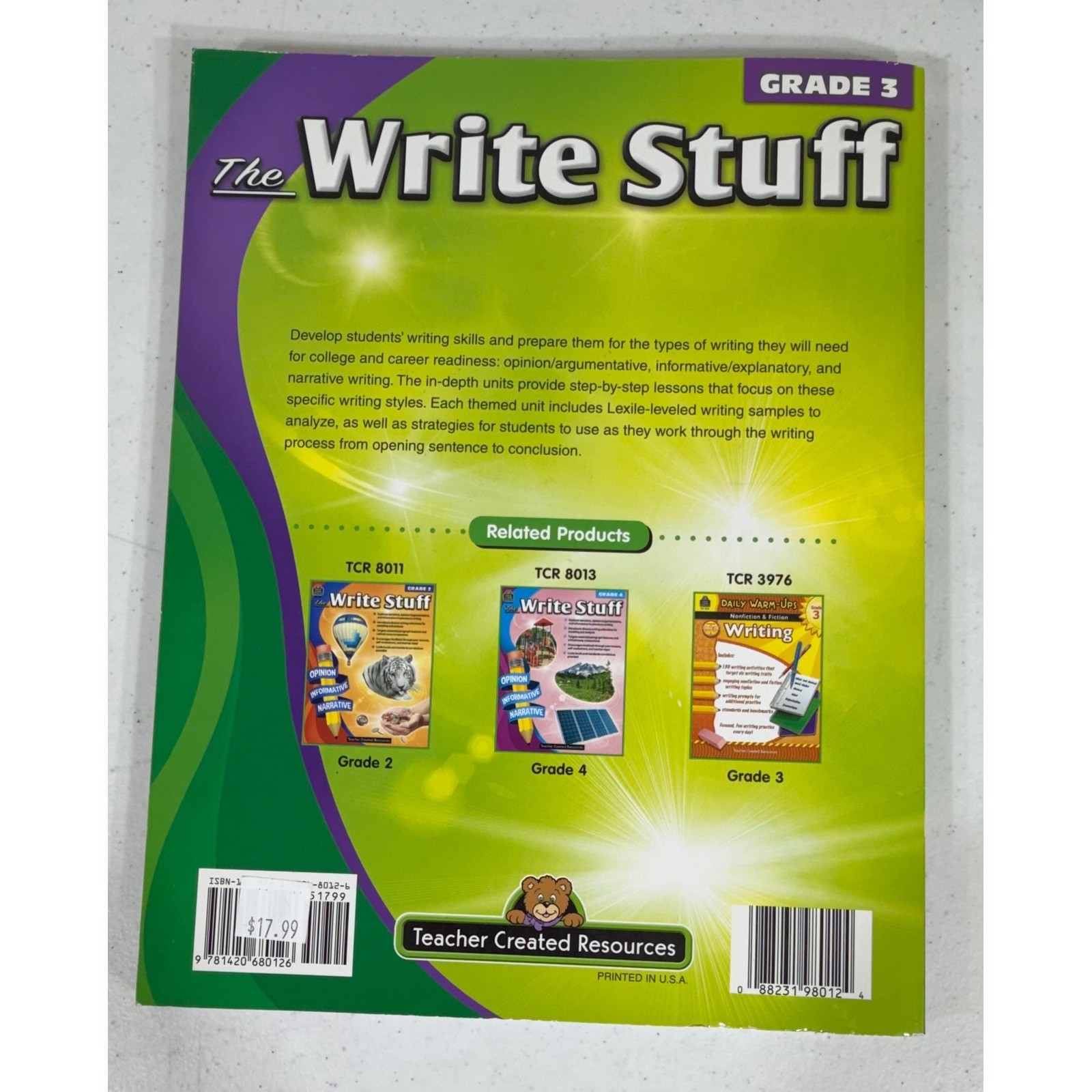 3rd Grade Workbook Lot 8pc Math Grammar Writing Spelling Scholastic School Zone