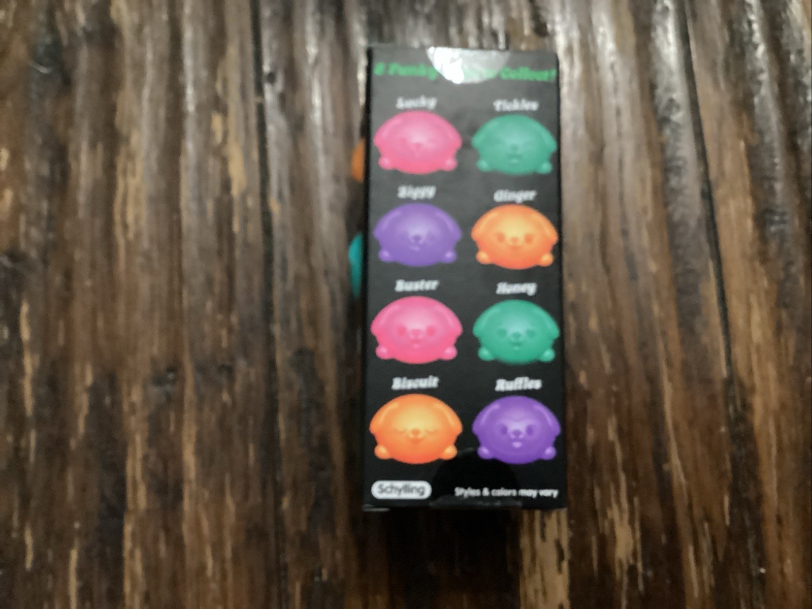 NeeDoh Teenie Funky Pup Squishy 3 Pack – New in Package – Teal Orange Pink