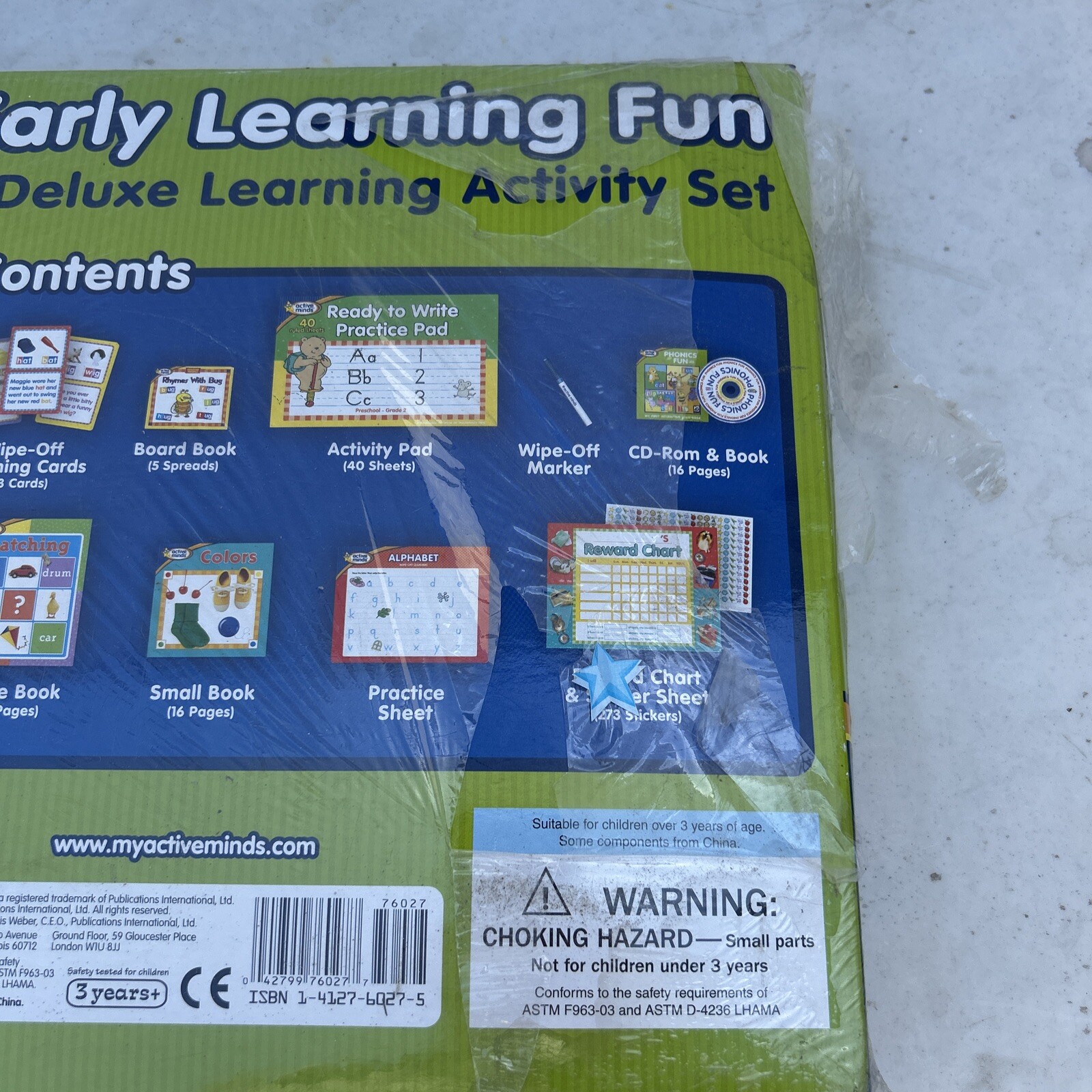 Early Learning Fun – Deluxe Learning Activity Set – Active Minds – Ages 3+