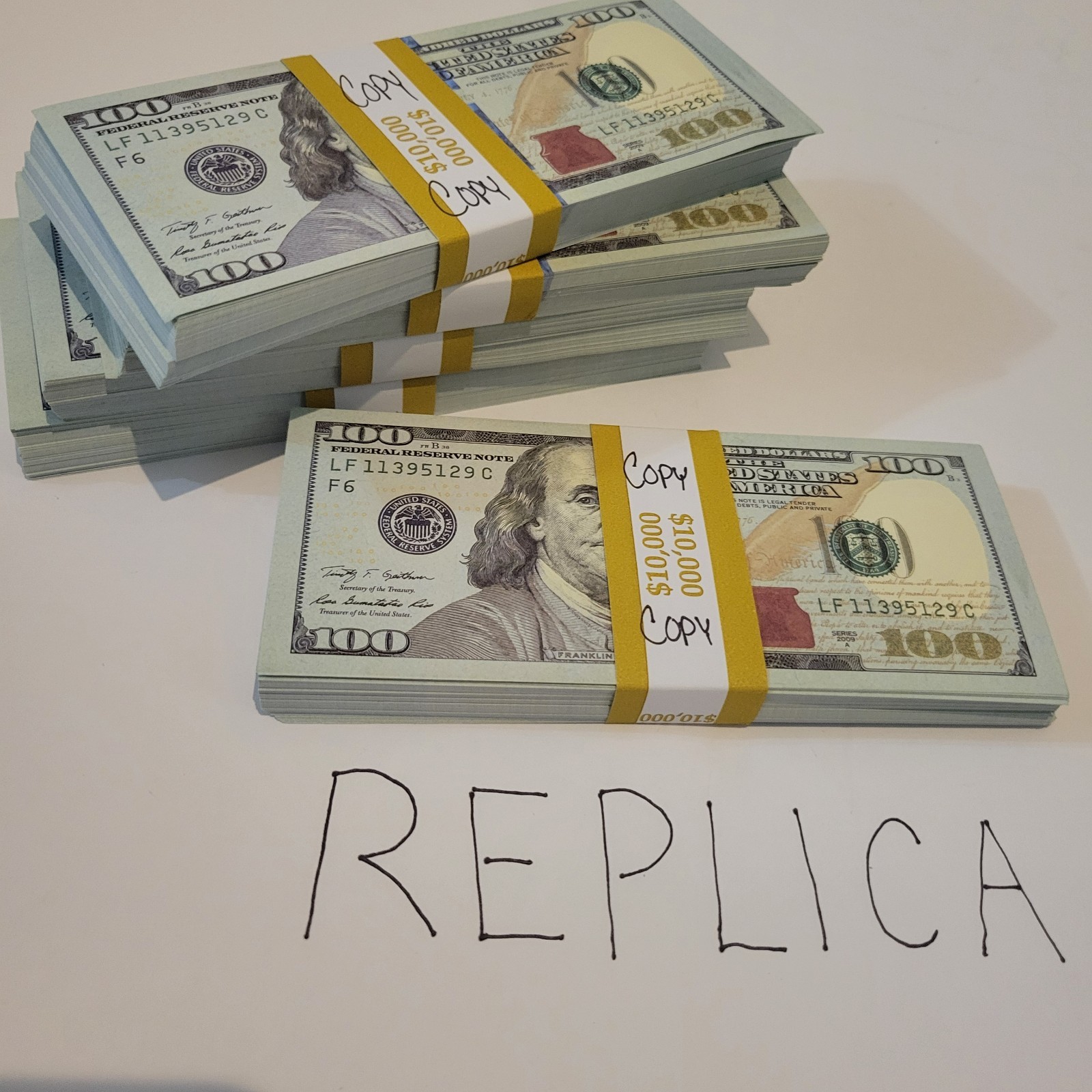 Best Replica NEW $100 Stack(100 Bills)/REPLICA/ NOVELTY PURPOSES ONLY