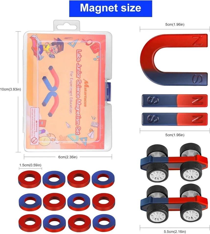 Science Magnet Kits for Kids:Educational Magnet Science Projects STEM Magnets Ex