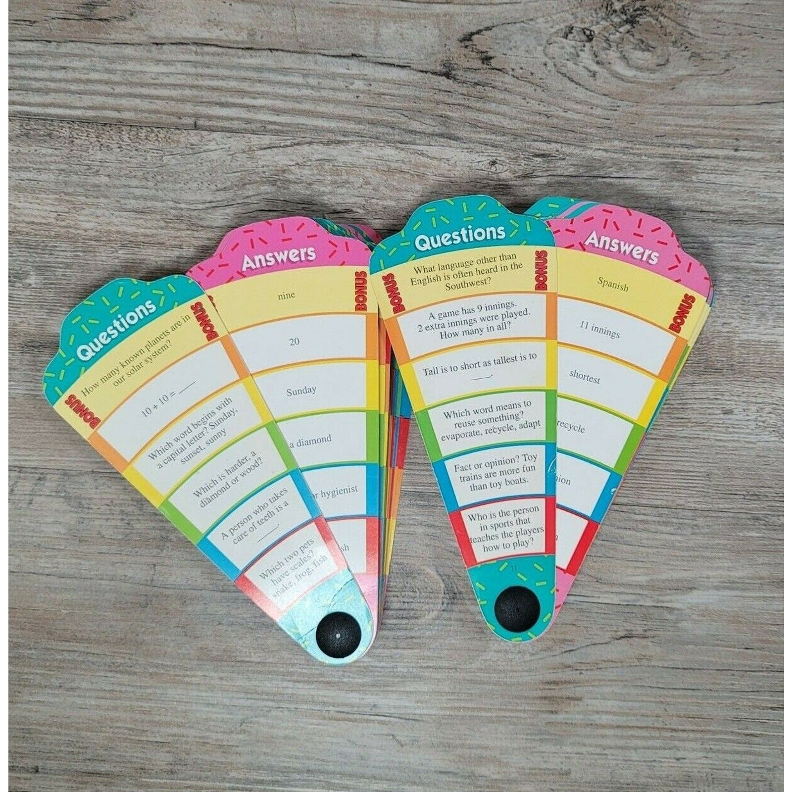 Brain Quest 90’s Game Grade 1-6 + Ask Me Trivia Math Science Social Studies Read