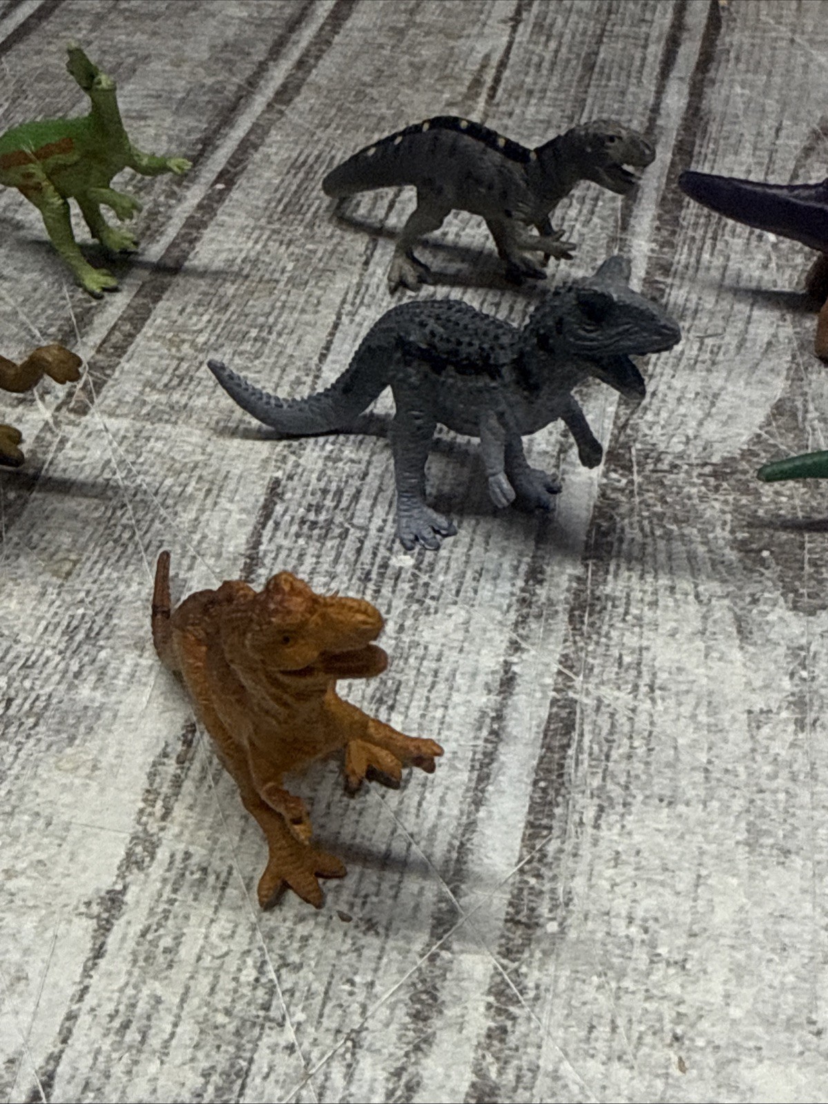 Safari Ltd Good Luck Minis Set of 7 Dinosaurs Lot Cake Toppers Toys Figures