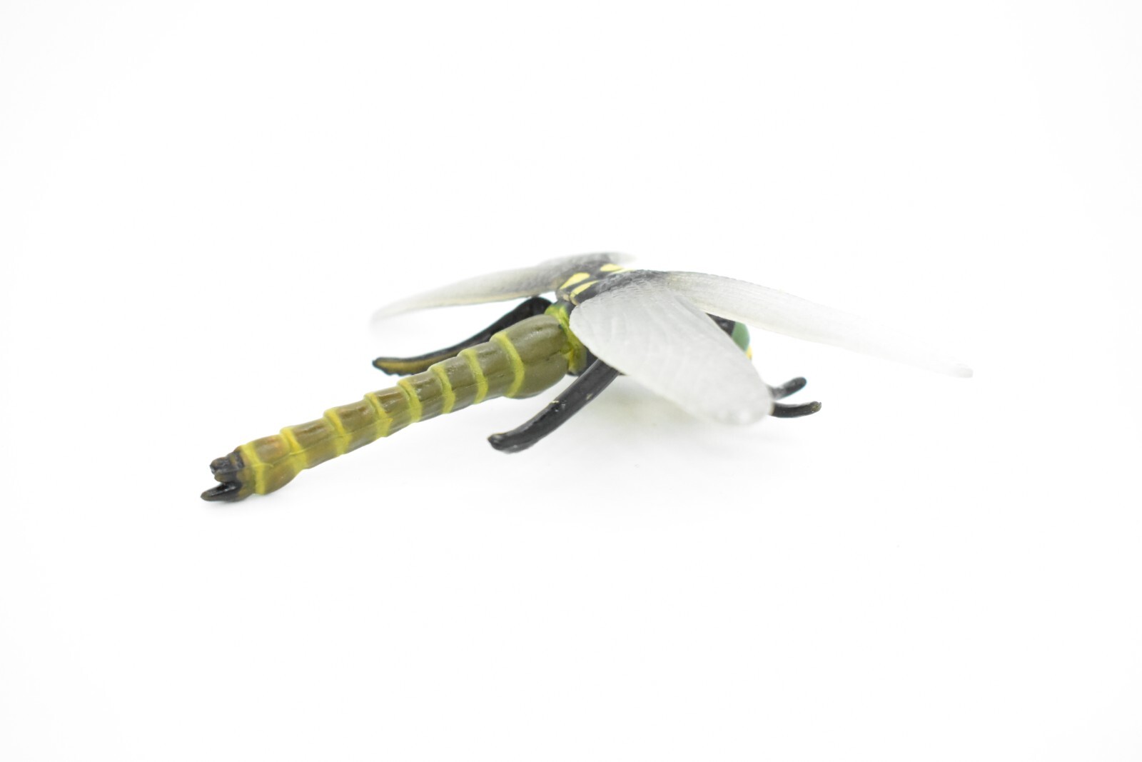 Dragonfly, Insect, Figure, Realistic Rubber Model, Hand Painted Toy 4 Inches