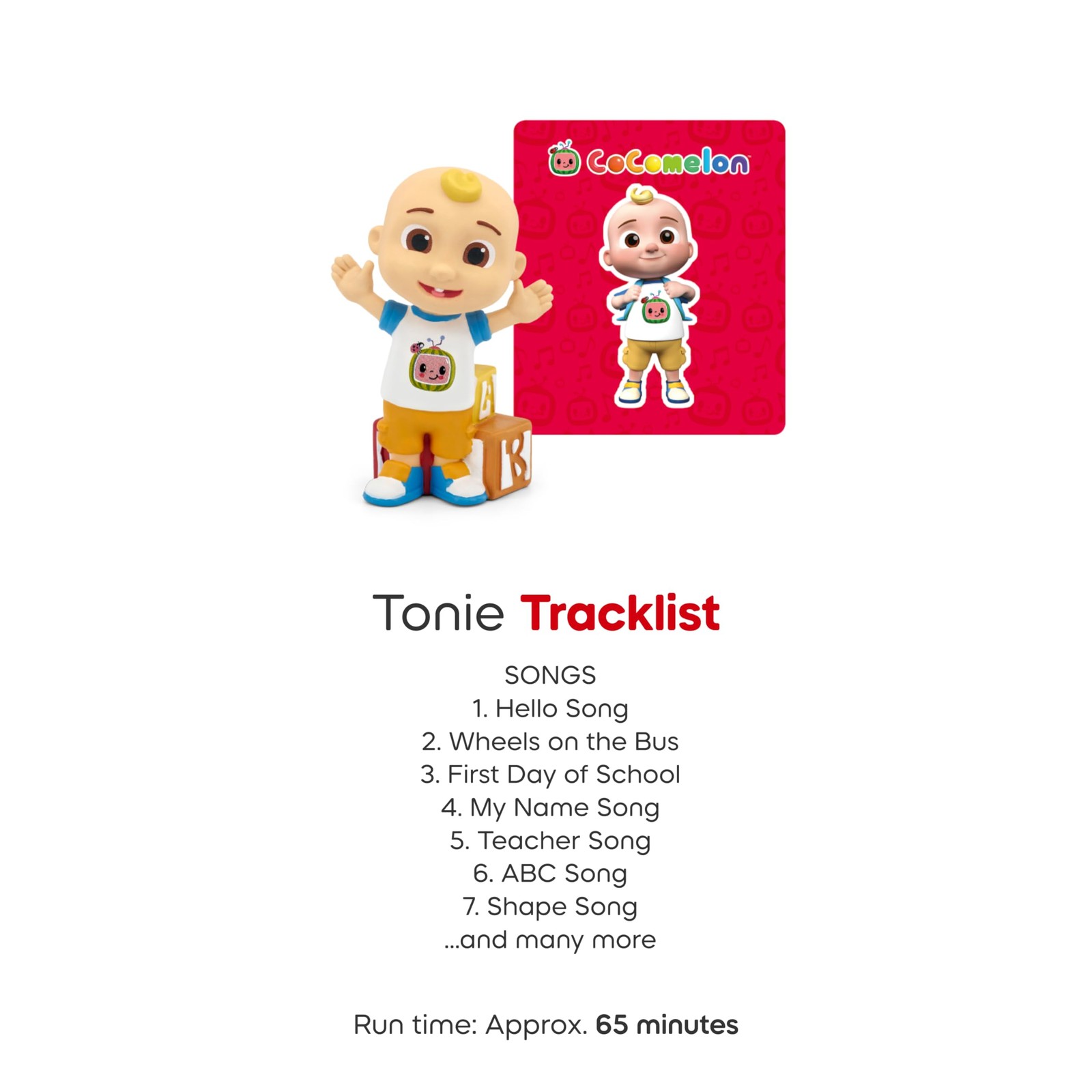 Tonies CoComelon: JJ Audio Toy Figurine from 7.88 inches tall, Multicolored