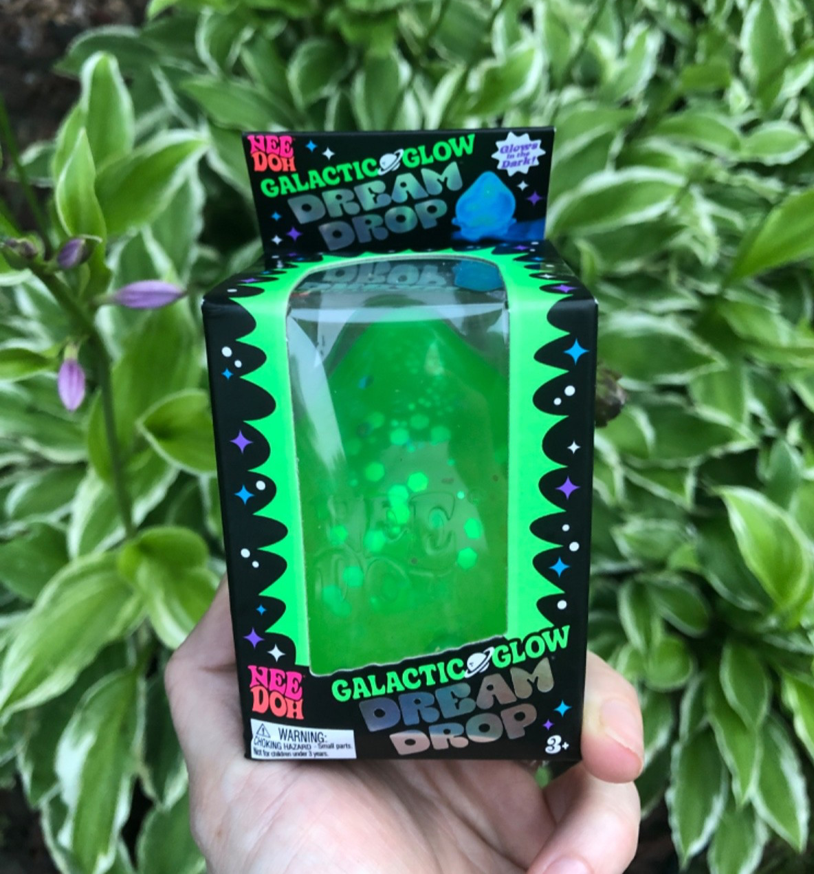 •AUTHENTIC• Two Galactic Glow Dream Drop NeeDoh’s By Shylling Green & Blue