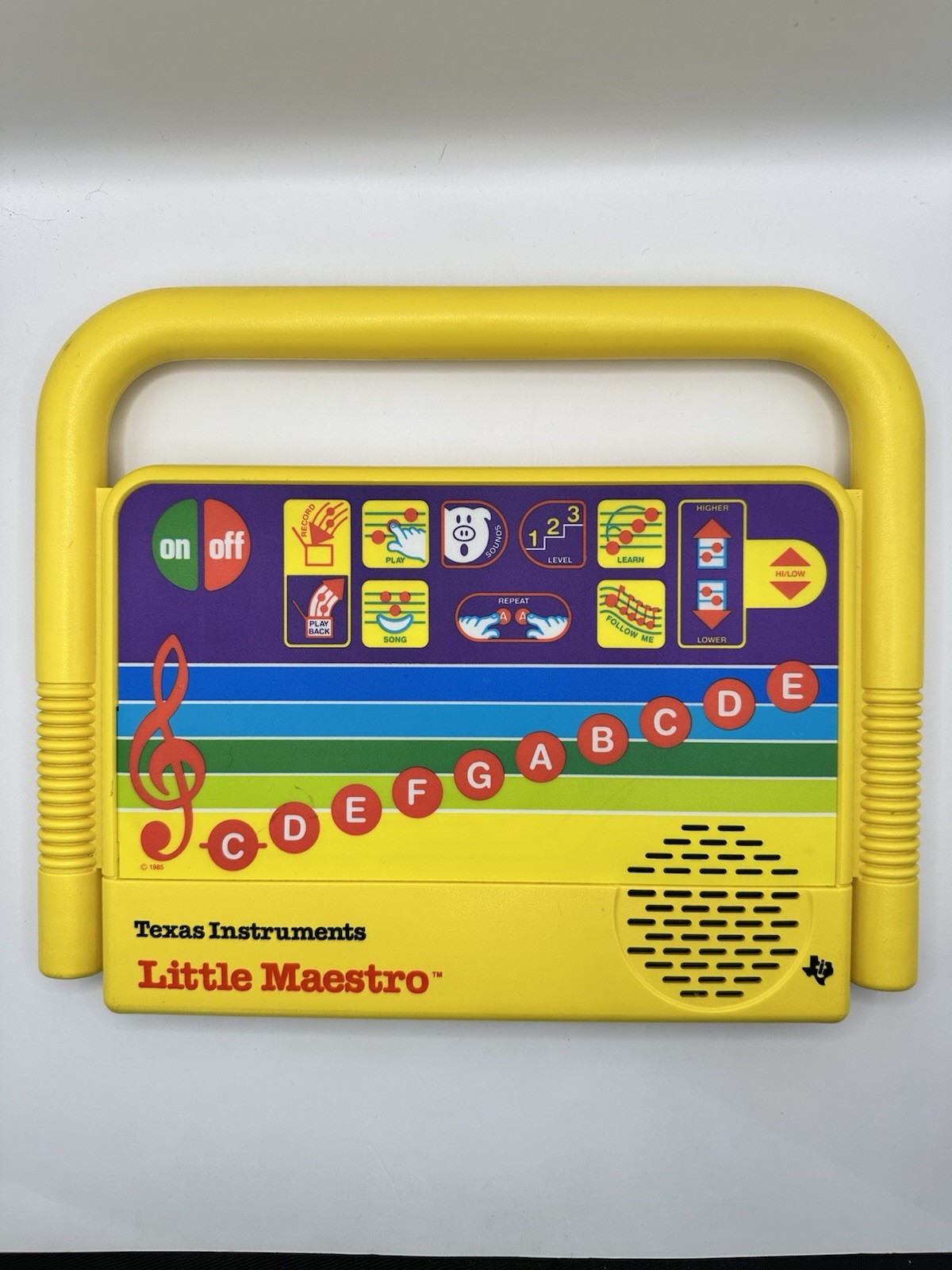 Vintage Texas Instruments Little Maestro 1985 Musical Toy NOT WORKING Parts