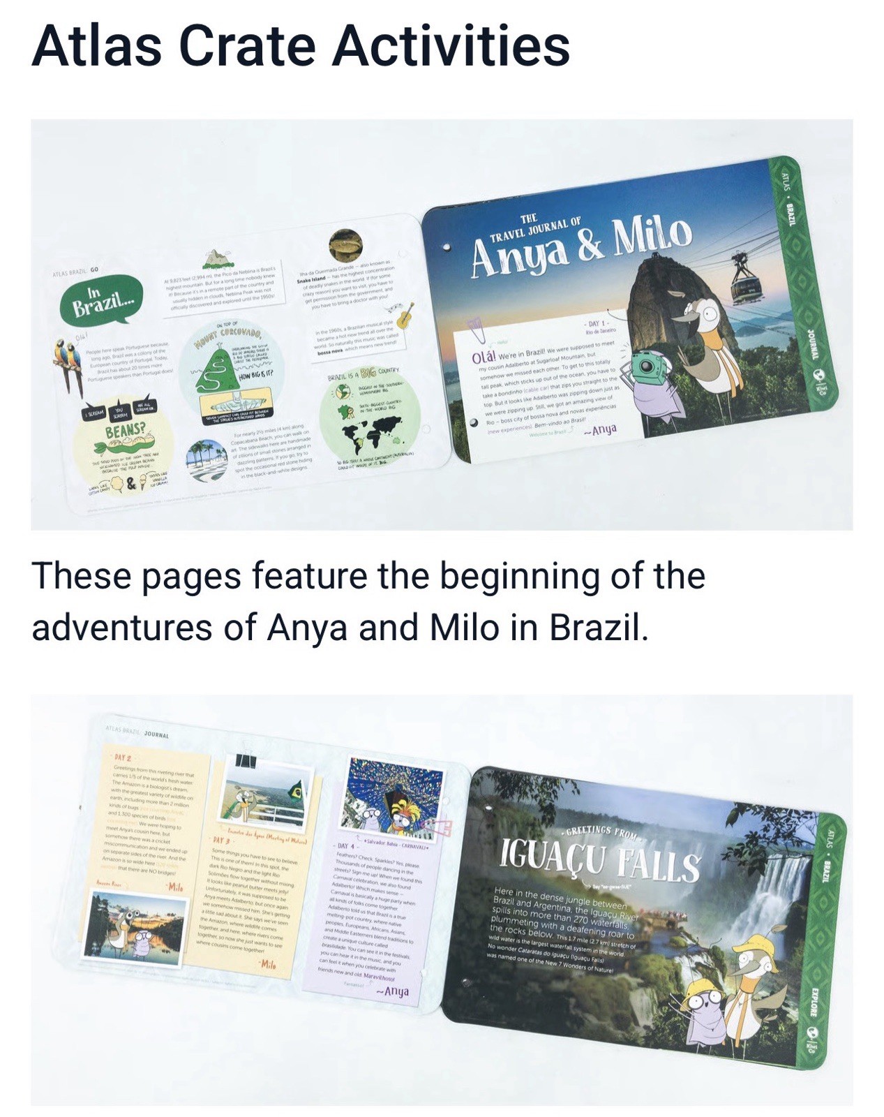 KiwiCo Atlas BRAZIL Crate (ages 6-12)
