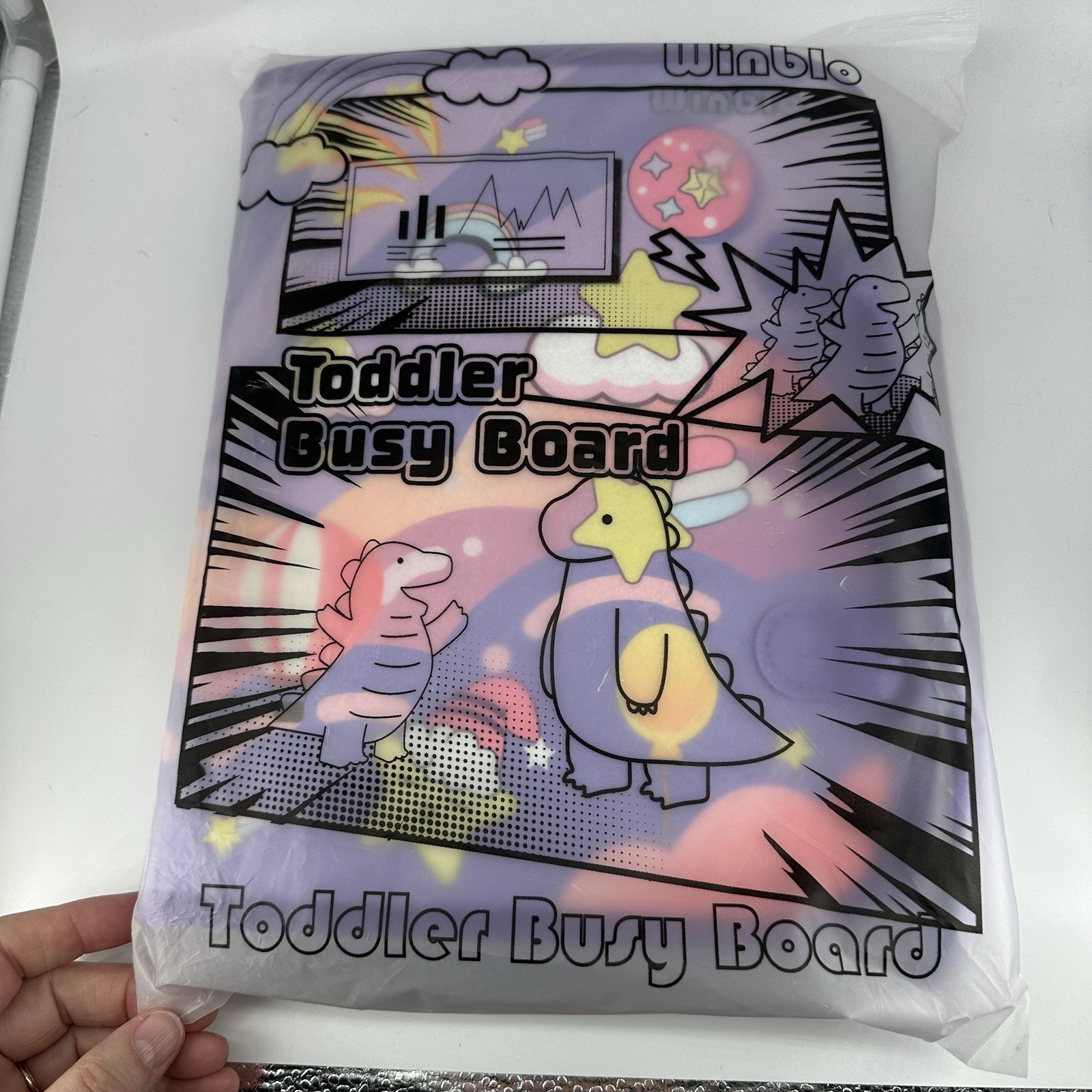 Toddler Busy Board Book With Handles For Ages 3 And Up
