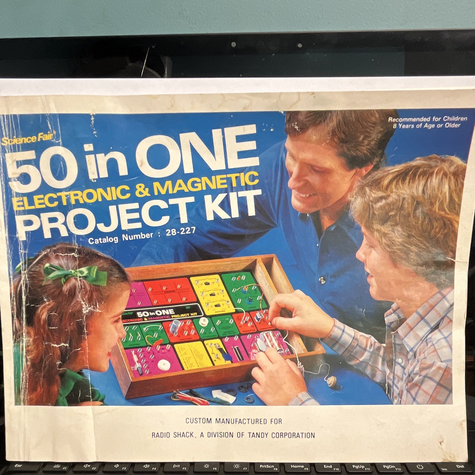 Science Fair 50-in-1 Electronic & Magnetic Project Kit Manual 28-227 1980
