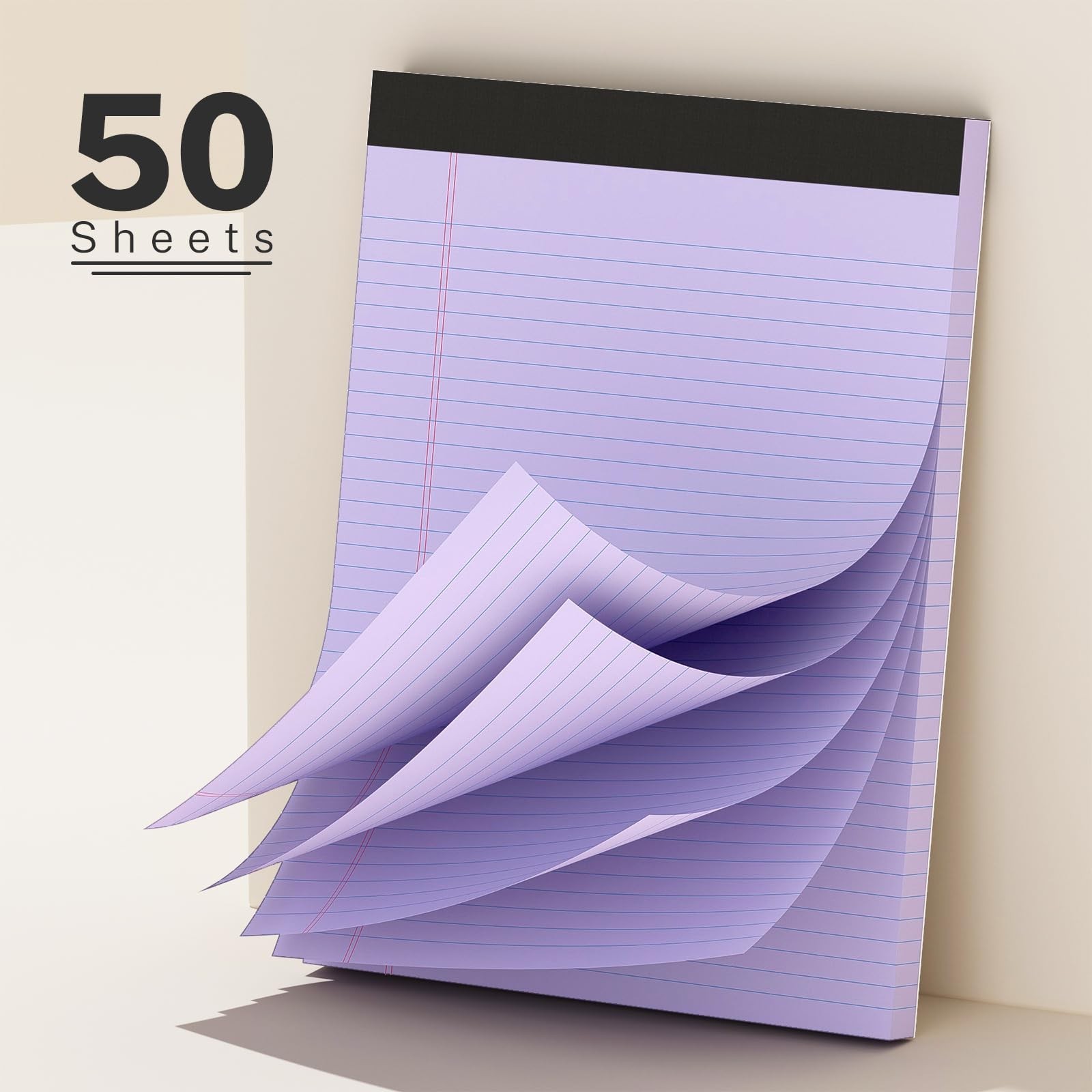 12 Pack Color Legal Pads 8.5 x 11 College Ruled Paper Note Pads Narrow Ruled …