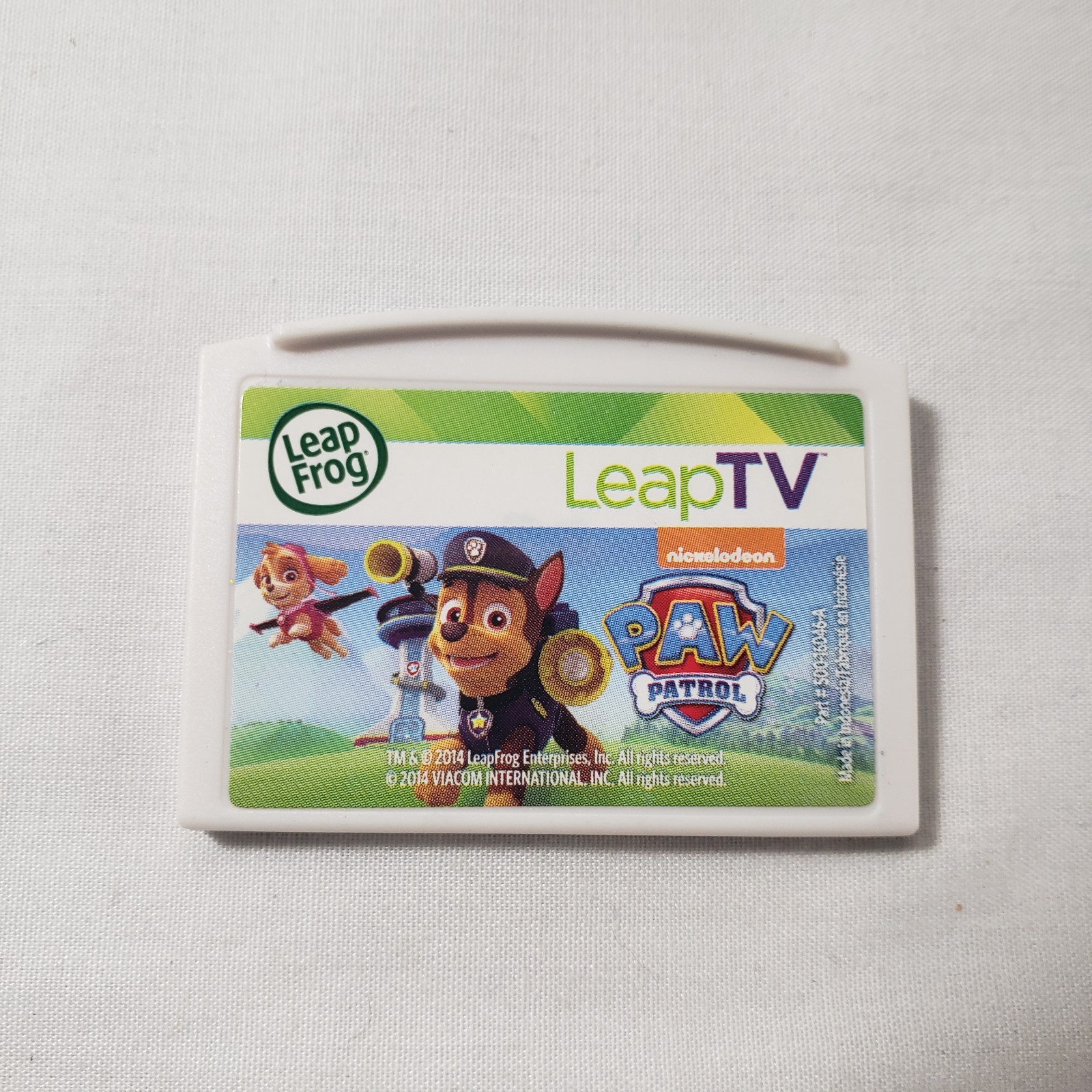 Leap Frog Leap TV Educational Video Gaming System + Nickelodeon Paw Patrol Game