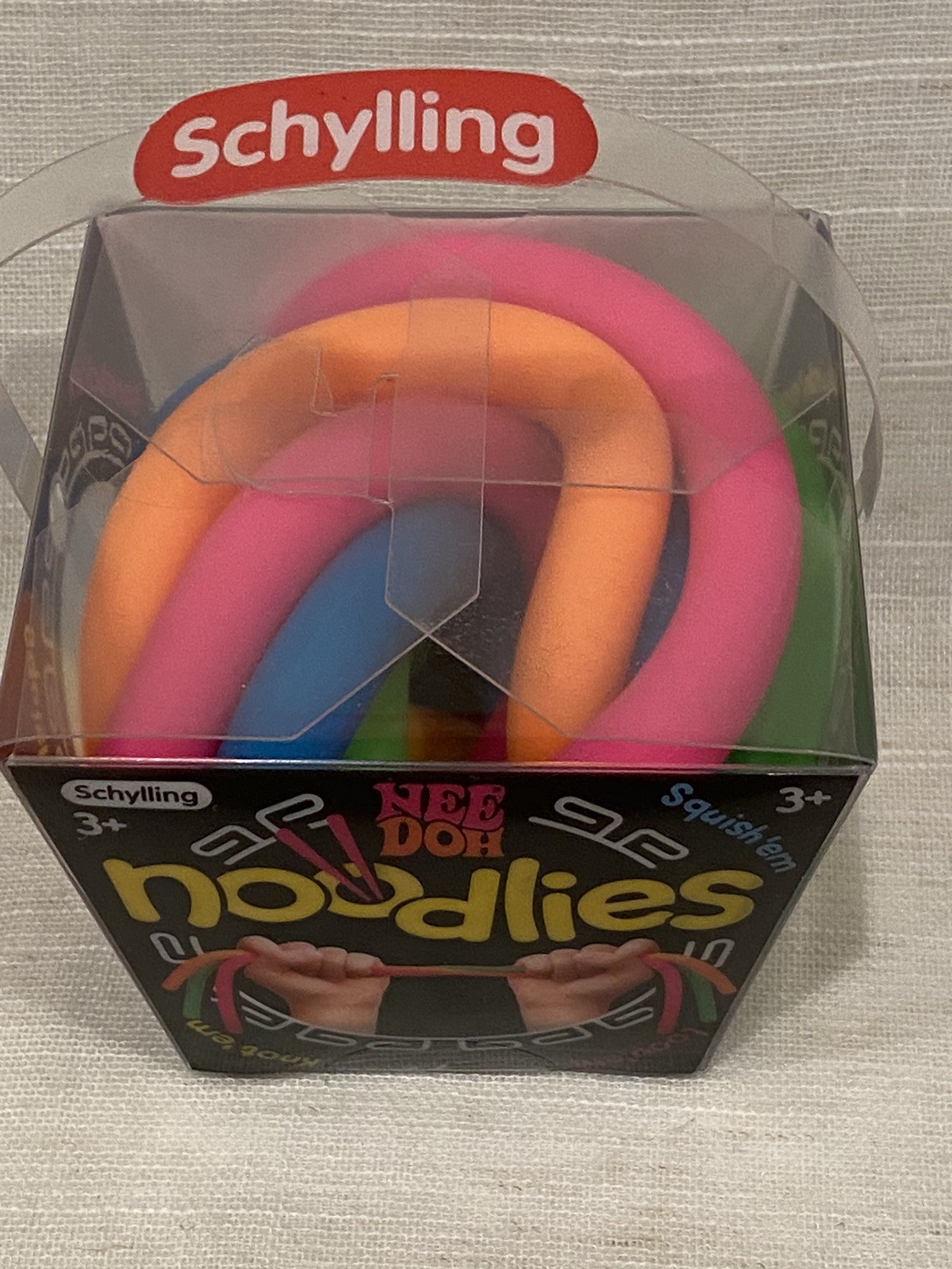 NEW NeeDoh Noodlies 2019 Schylling Sensory Stretchy 5 Colors Authentic