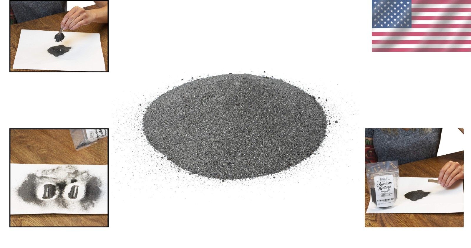 1 LB of Pure Iron Filings – Perfect for Safe Magnetism Demonstrations