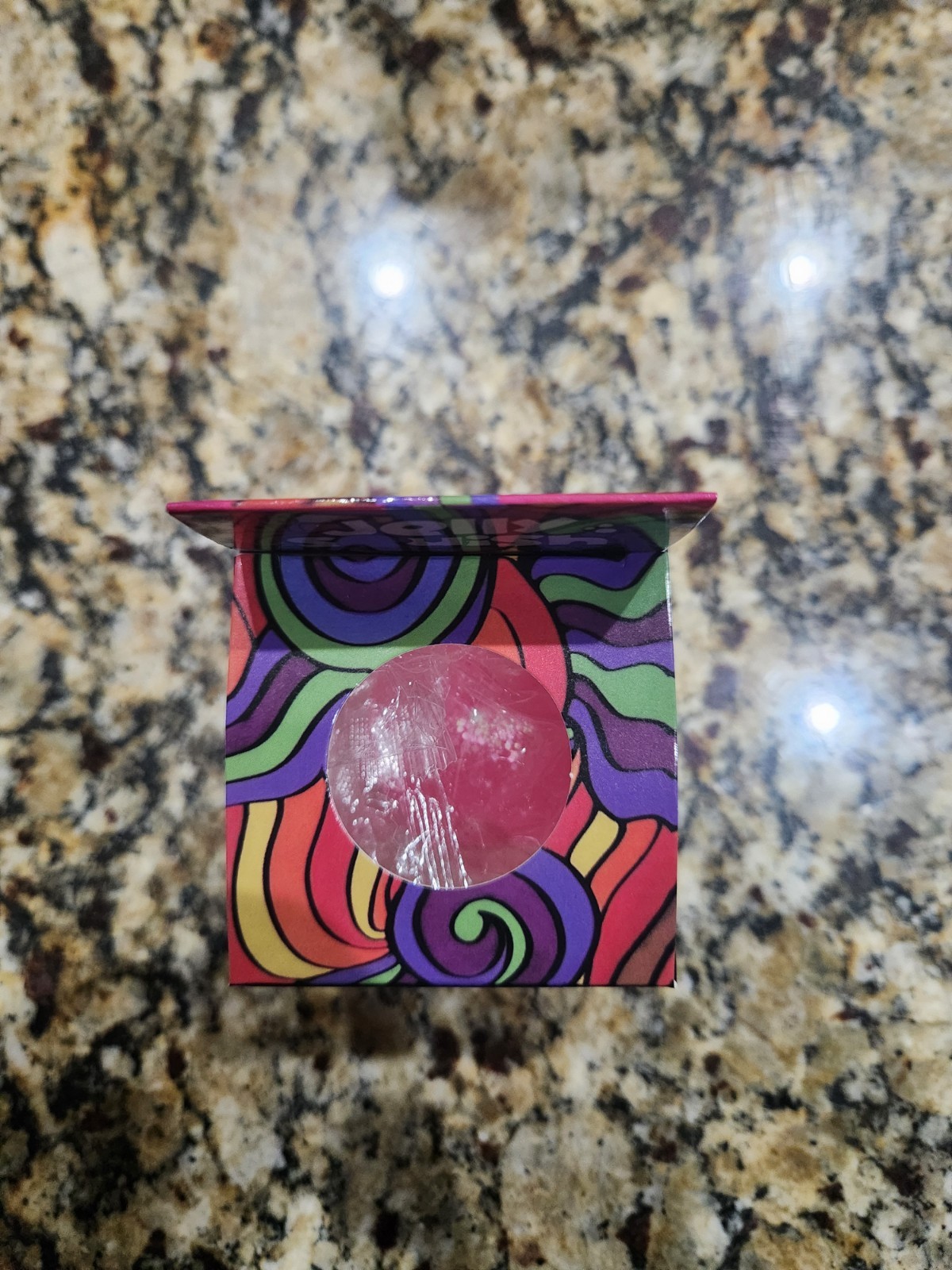 Pink NeeDoh Jelly Squish Glitter Jellyfish Stress Toy Squishy Squeeze Nee Doh
