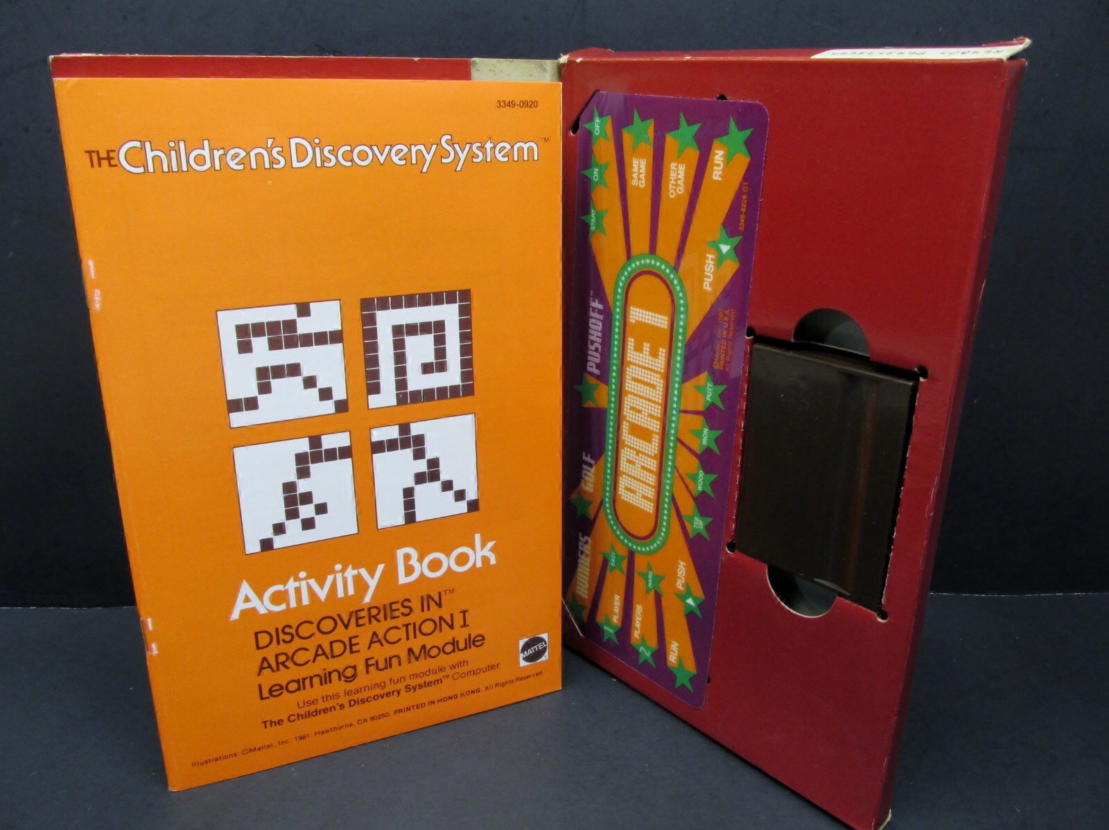 Children’s Discovery System, Lot of 3 – Arcade, Art &Music, Mattel, 1981, CIB’s