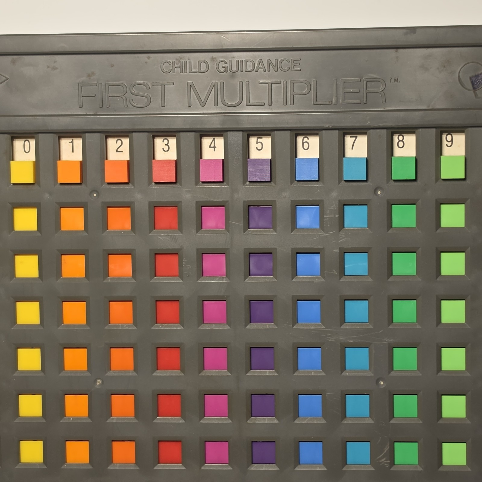 VTG 1979 Child Guidance First Multiplier Mathematics Learning Device Questor
