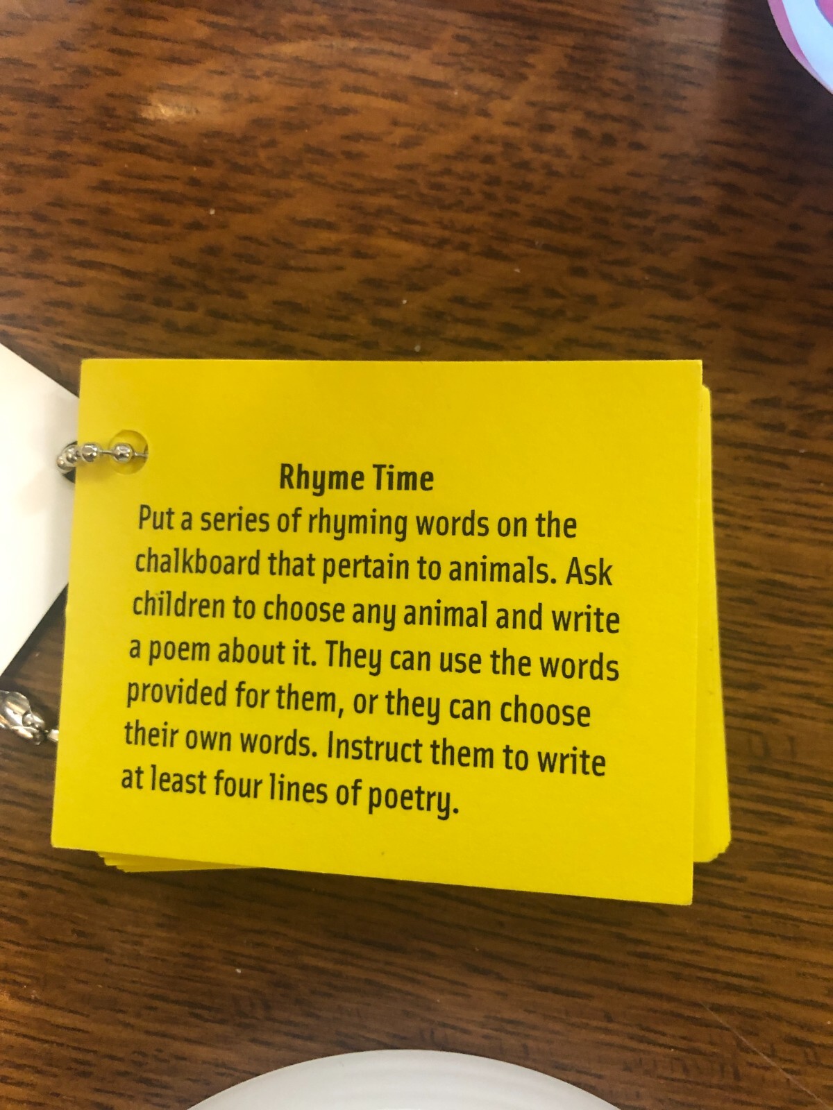 Weekly Reader Rhymes in a Jar, games, Trivia, Facts & Activities 2004 Pre-K & Up