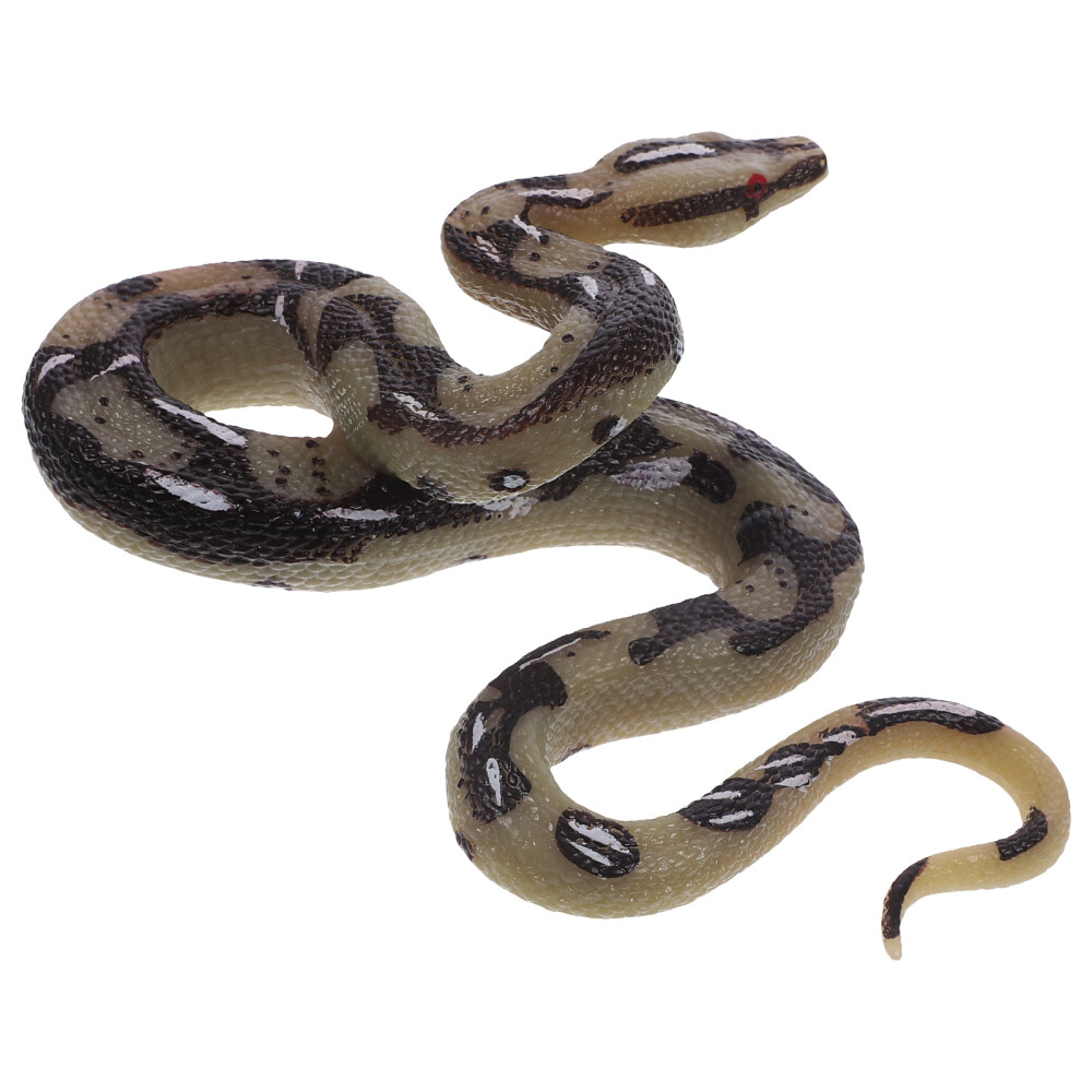 Fake Rattlesnake Python Model Big Realistic Snake Simulation Python Model Toy