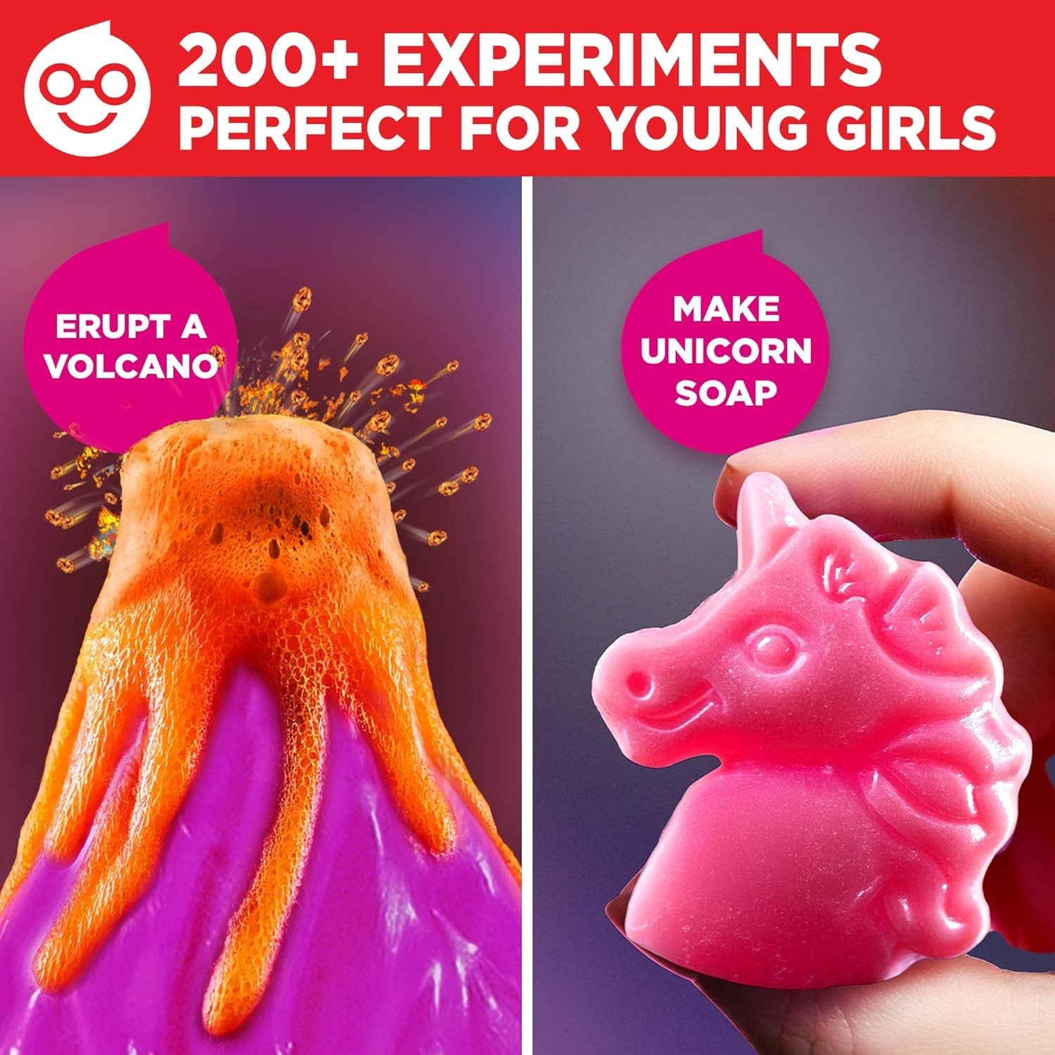 Fun STEM Learning Kit for Girls 4-8: 100+ Experiments
