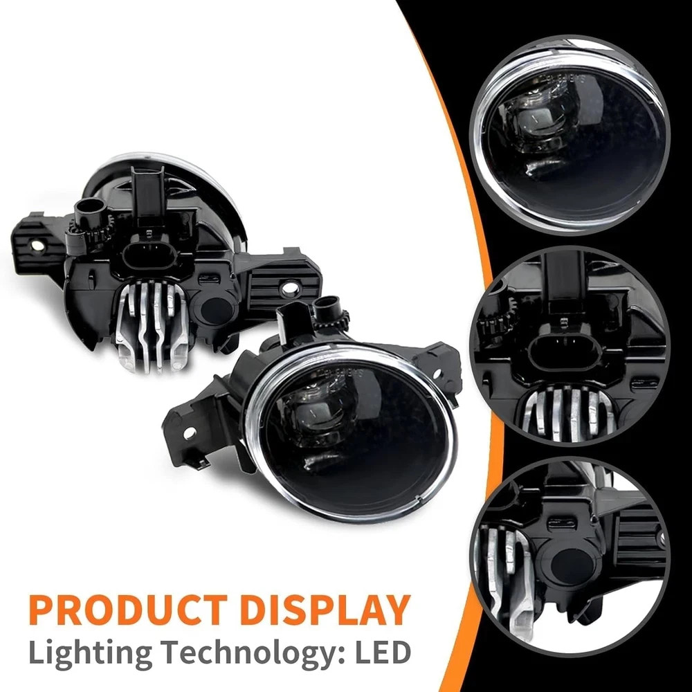 Bumper Fog Lights Assembly Compatible with Altima 2019 2020 2021 Left & Right