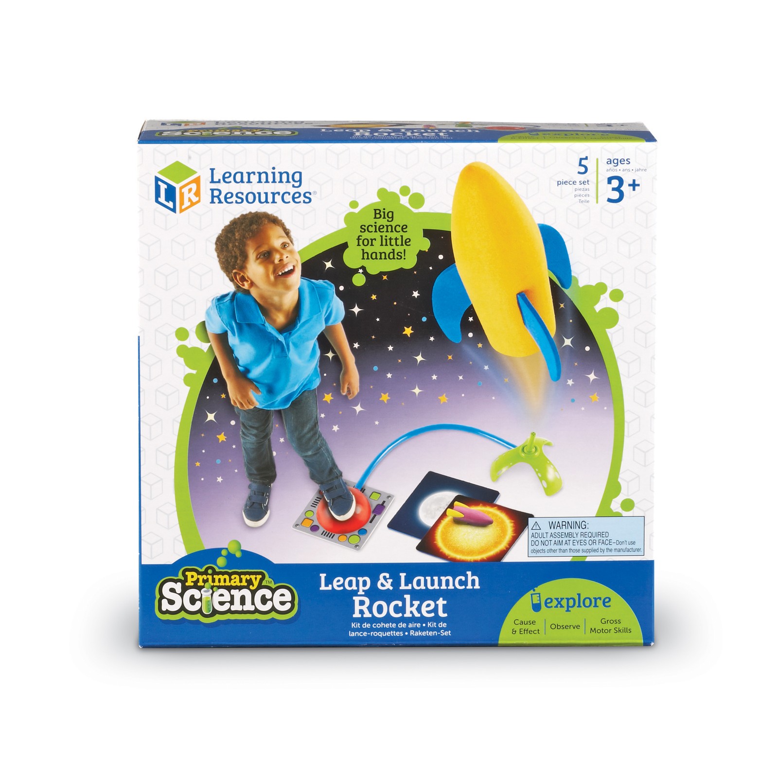 New – Learning Resources Primary Science – Leap & Launch Rocket – Ages 3+