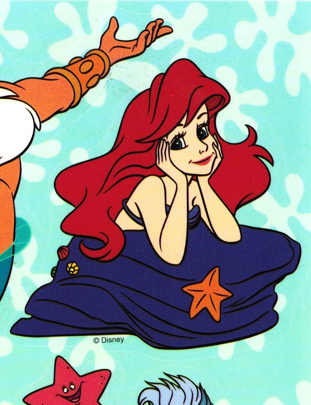 14 Vinyl Window Clings, Disney’s “The Little Mermaid”. Ariel, Ursula, Triton