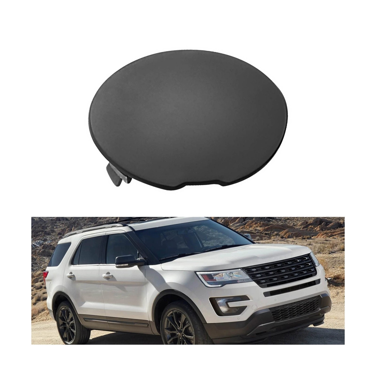 Bumper Tow Hook Cover – Fit Ford Explorer 2011-15 – BB5Z-17A900