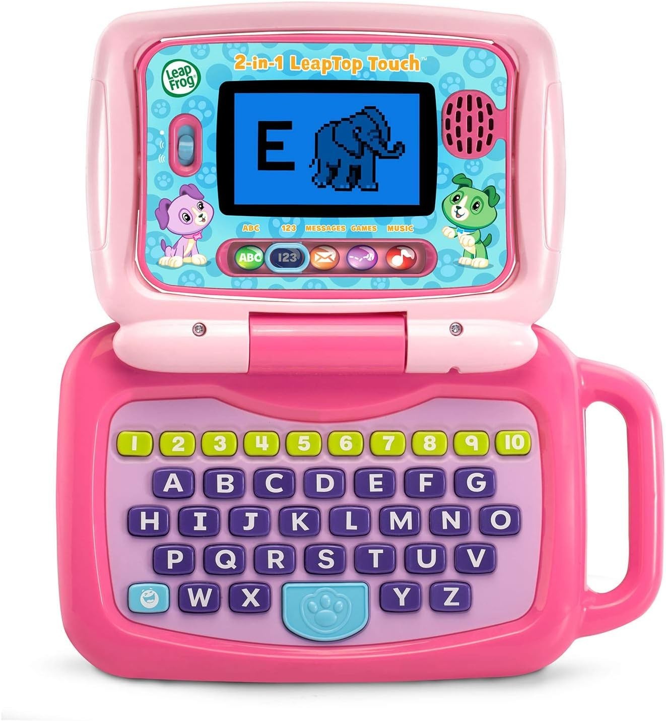Pink 2-in-1 LeapTop Touch Learning Tablet