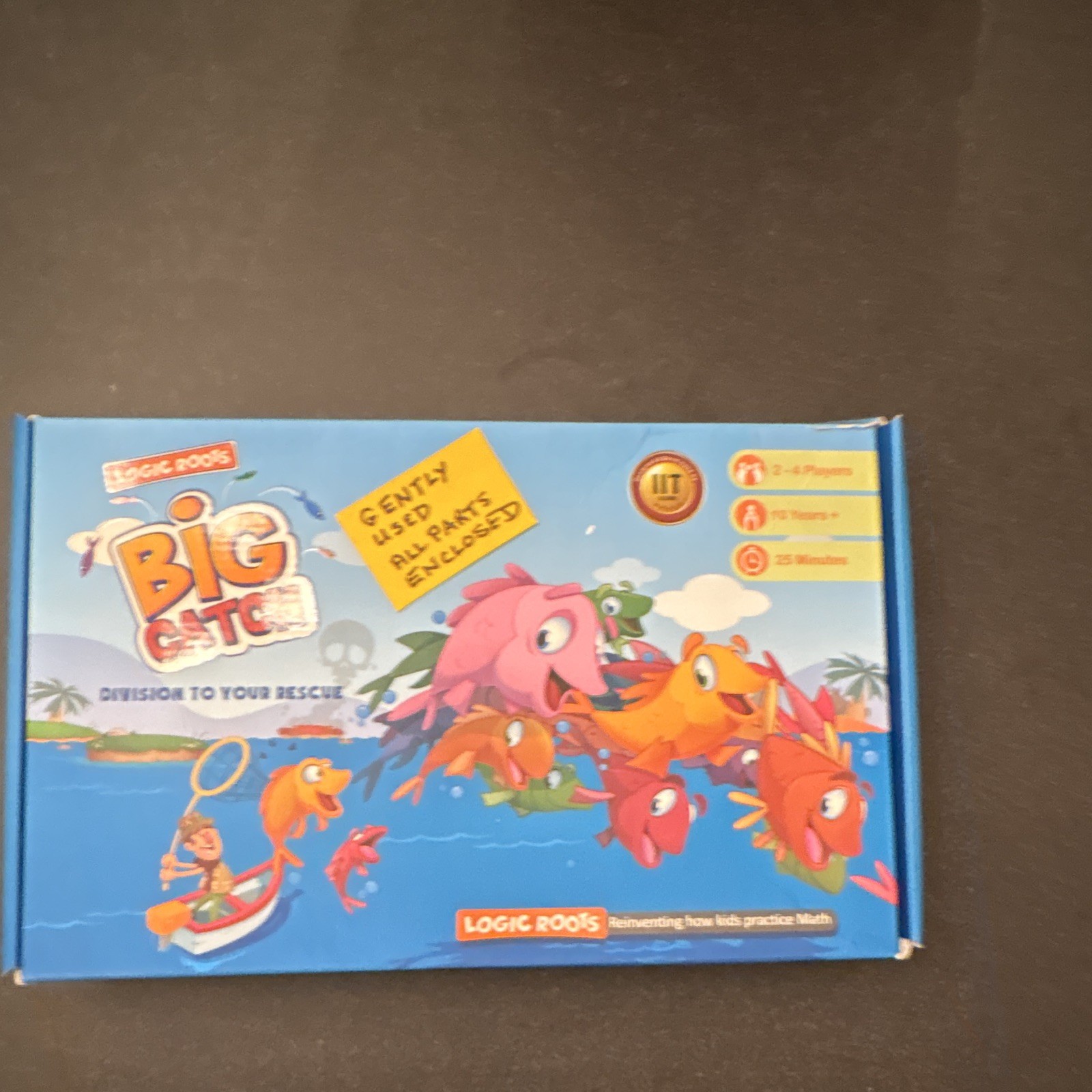 Logic Roots Big Catch Division to Your Rescue Math Board Game Ages 10+