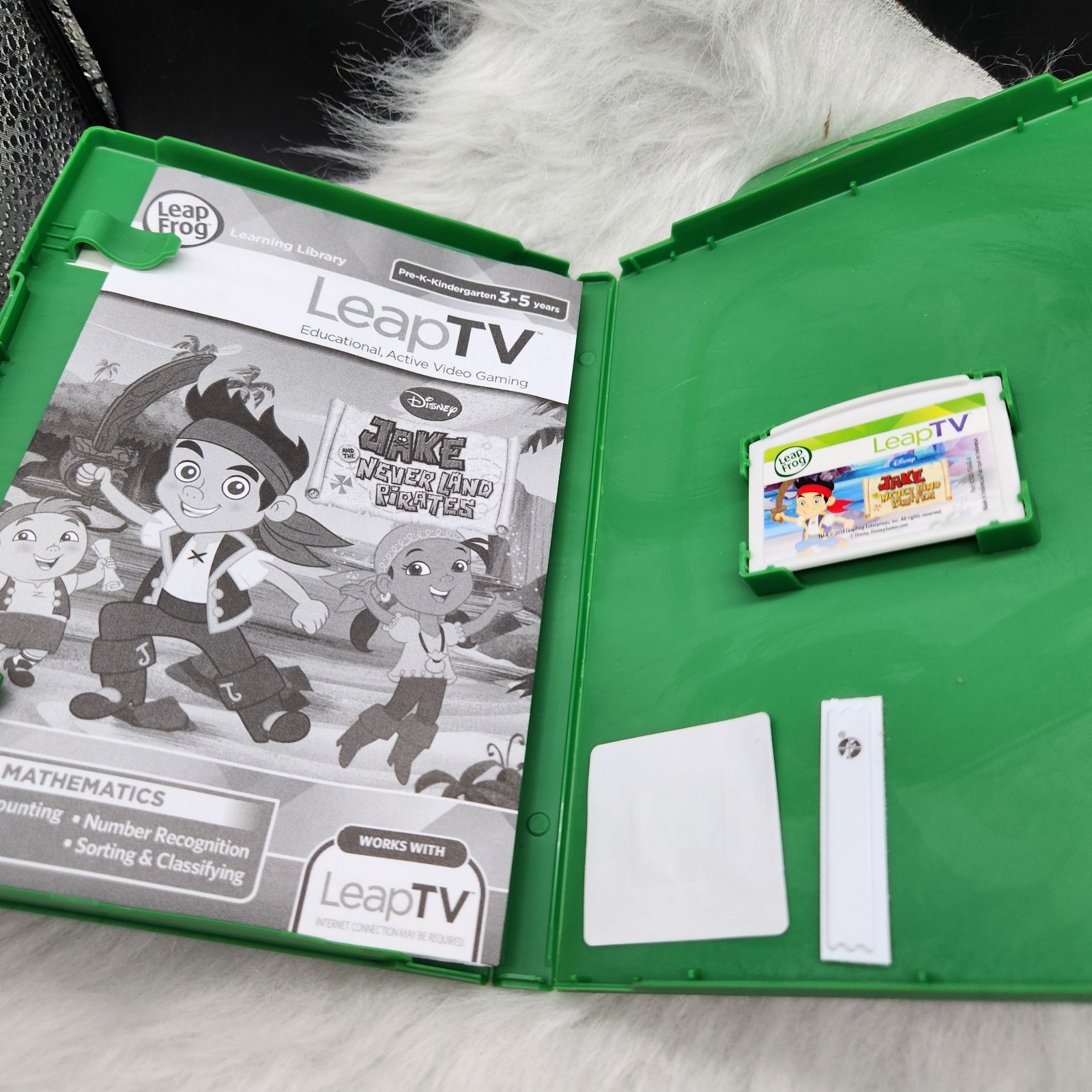 LeapFrog LeapTV Video Game Cartridge Disney Jake & The Neverland Pirates Learn