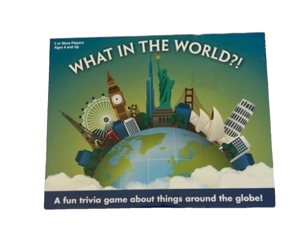 What in The World? geography board game Fun Trivia About Things in the World