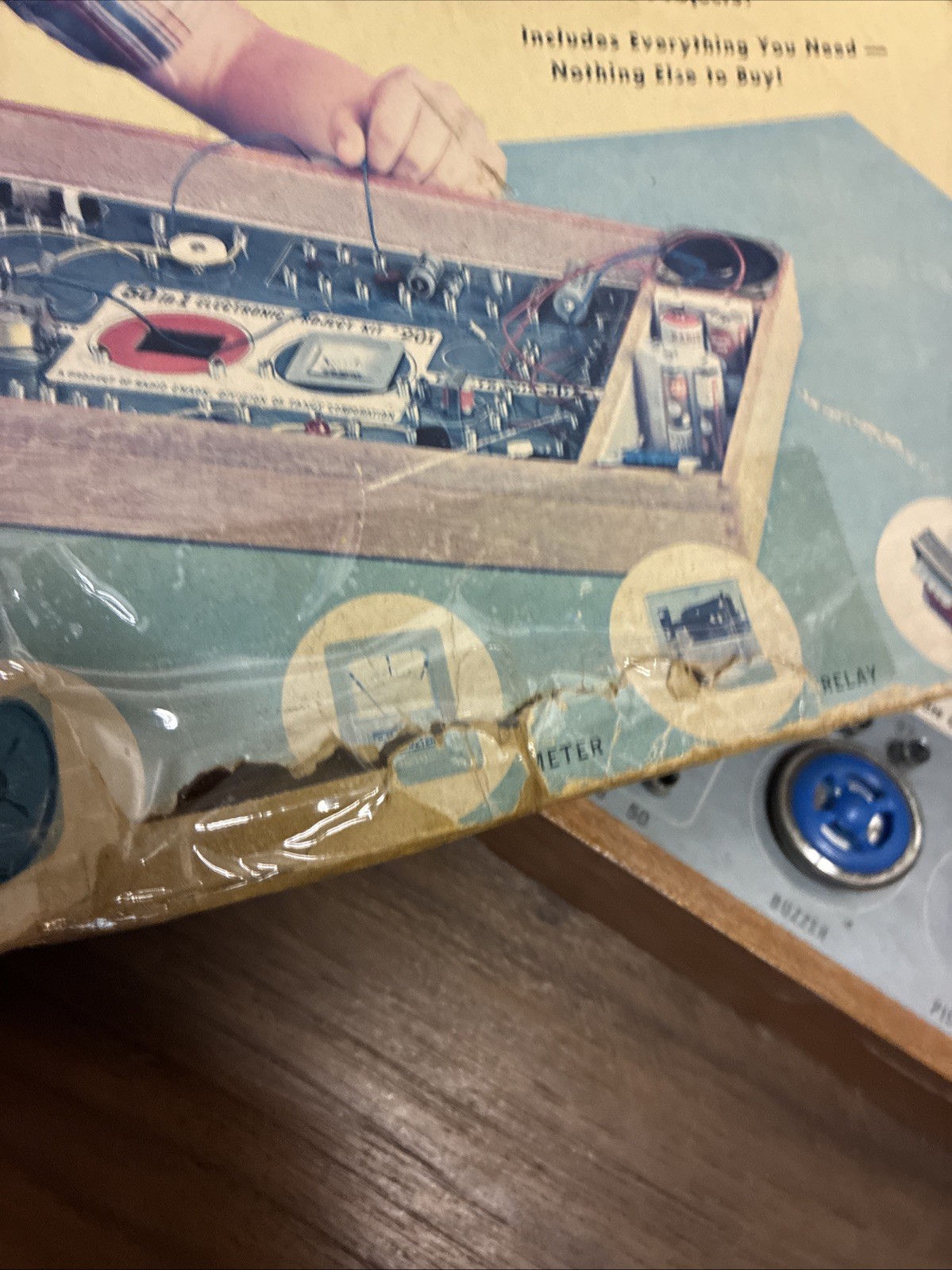 Vintage Radio Shack Science Fair Electronic Project Kit #201 1967 UNTESTED
