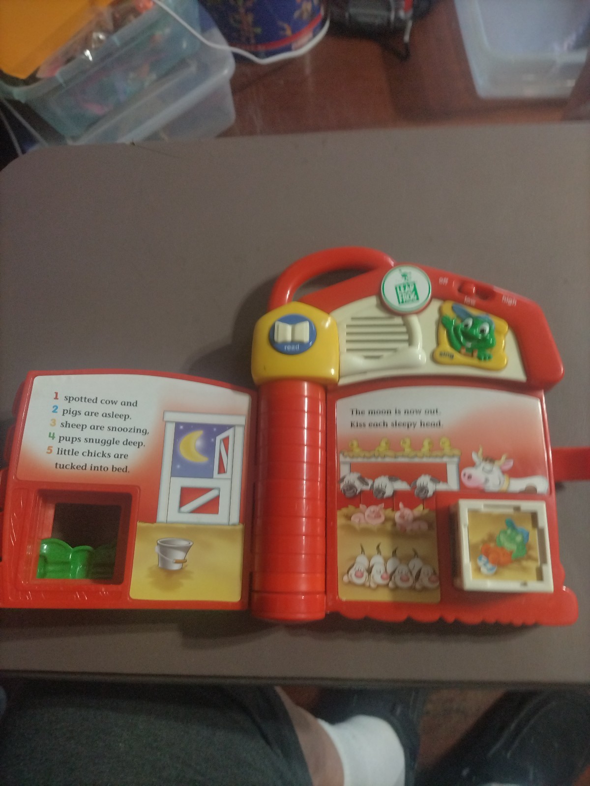 Leap Frog ~ TAD’S COUNTING FARM Interactive Electronic Talking Book ~ Complete