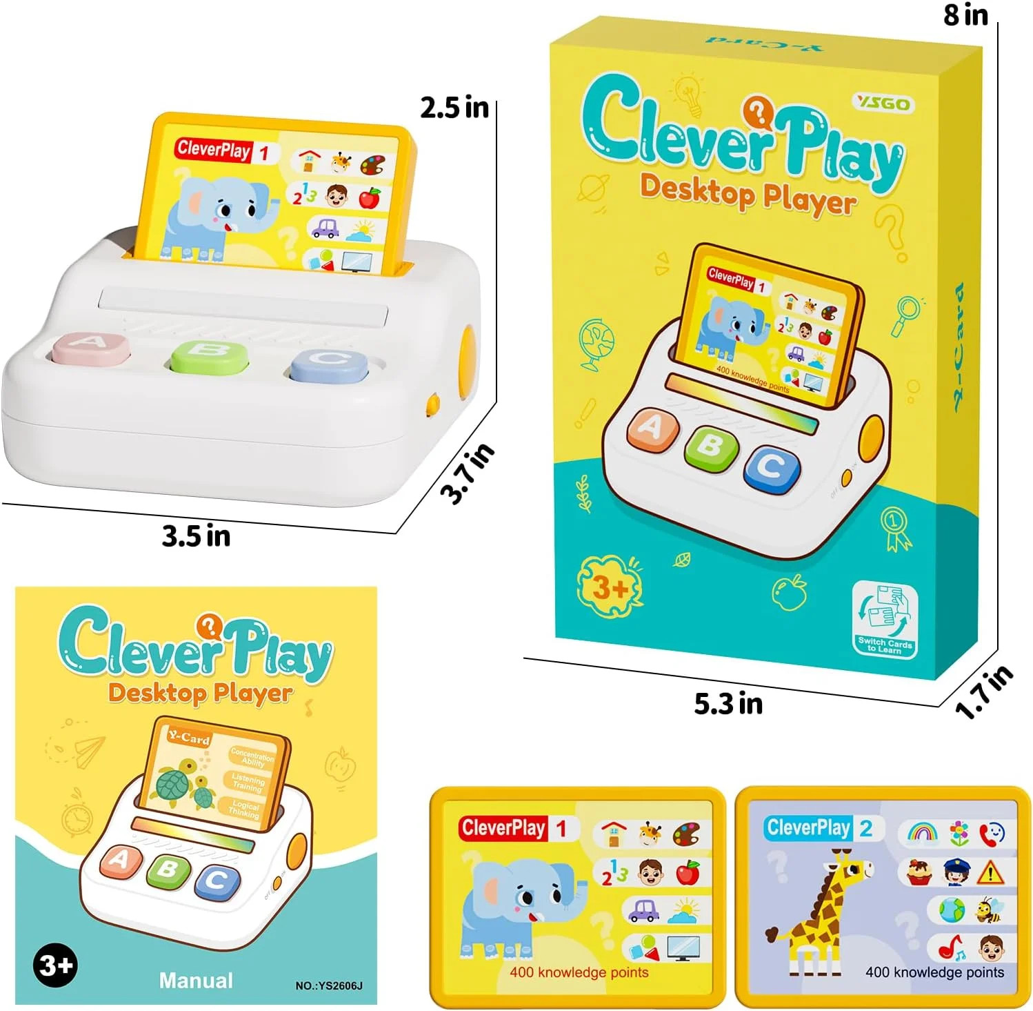 Educational Toys for Kids 3-6 Years Old | Speech Therapy & Learning Toys for 3 Y
