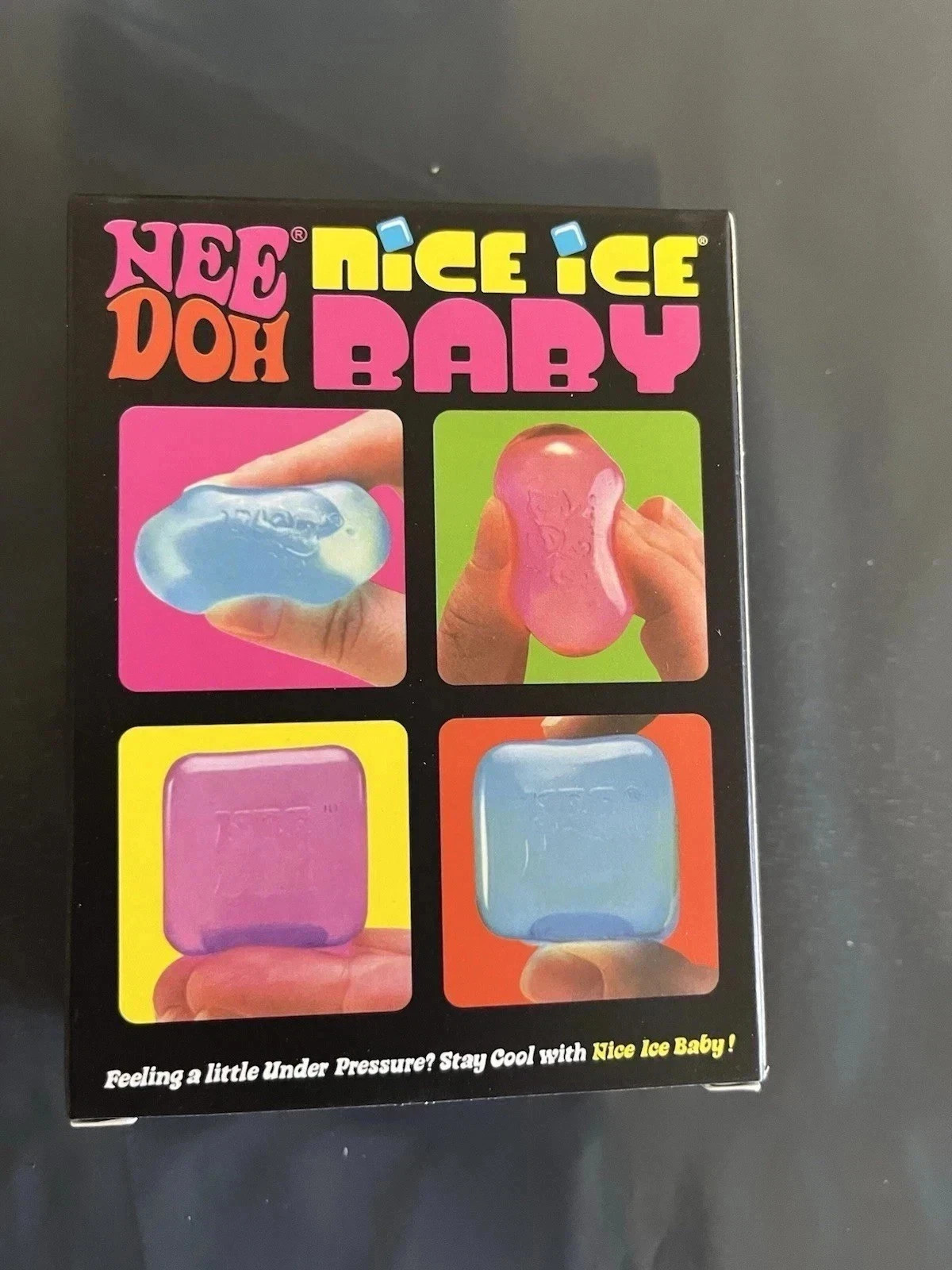 Needoh Nice Ice Baby 4 Pack Mini Cubes Squishy Stress Fidget Toy Authentic