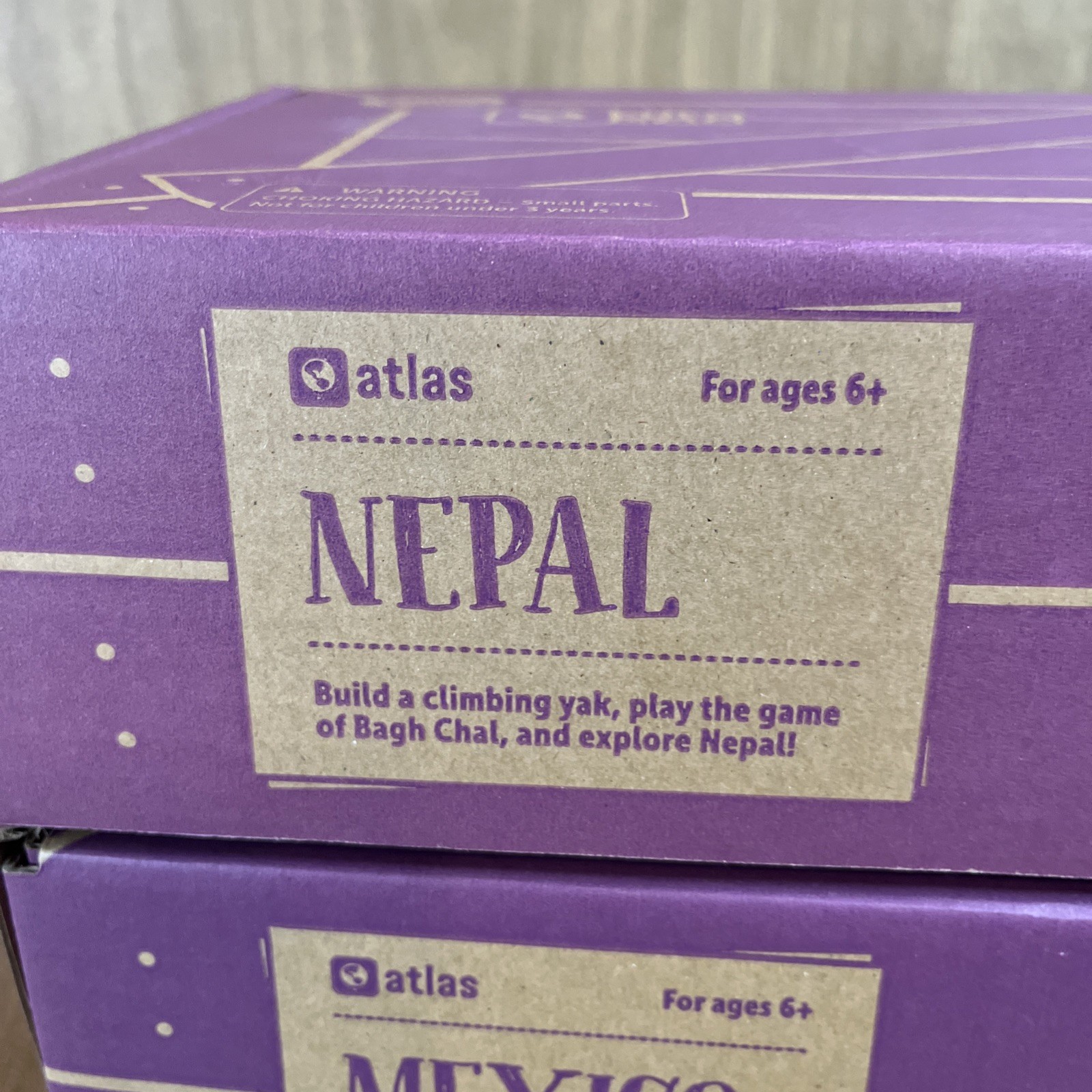Kiwi Co Atlas World Crates Lot of 2 Mexico Nepal Geography Culture Homeschool