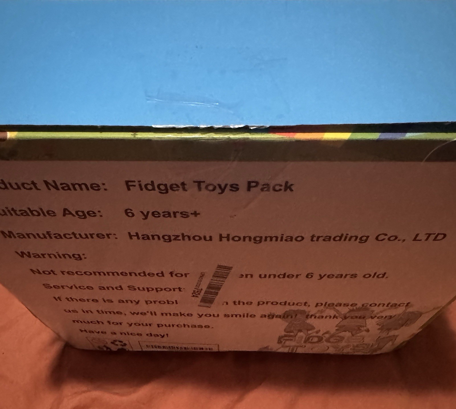 Hangzhou Hongmiao Trading Co., LTD Fidget Toys Set for Ages 6 Years+