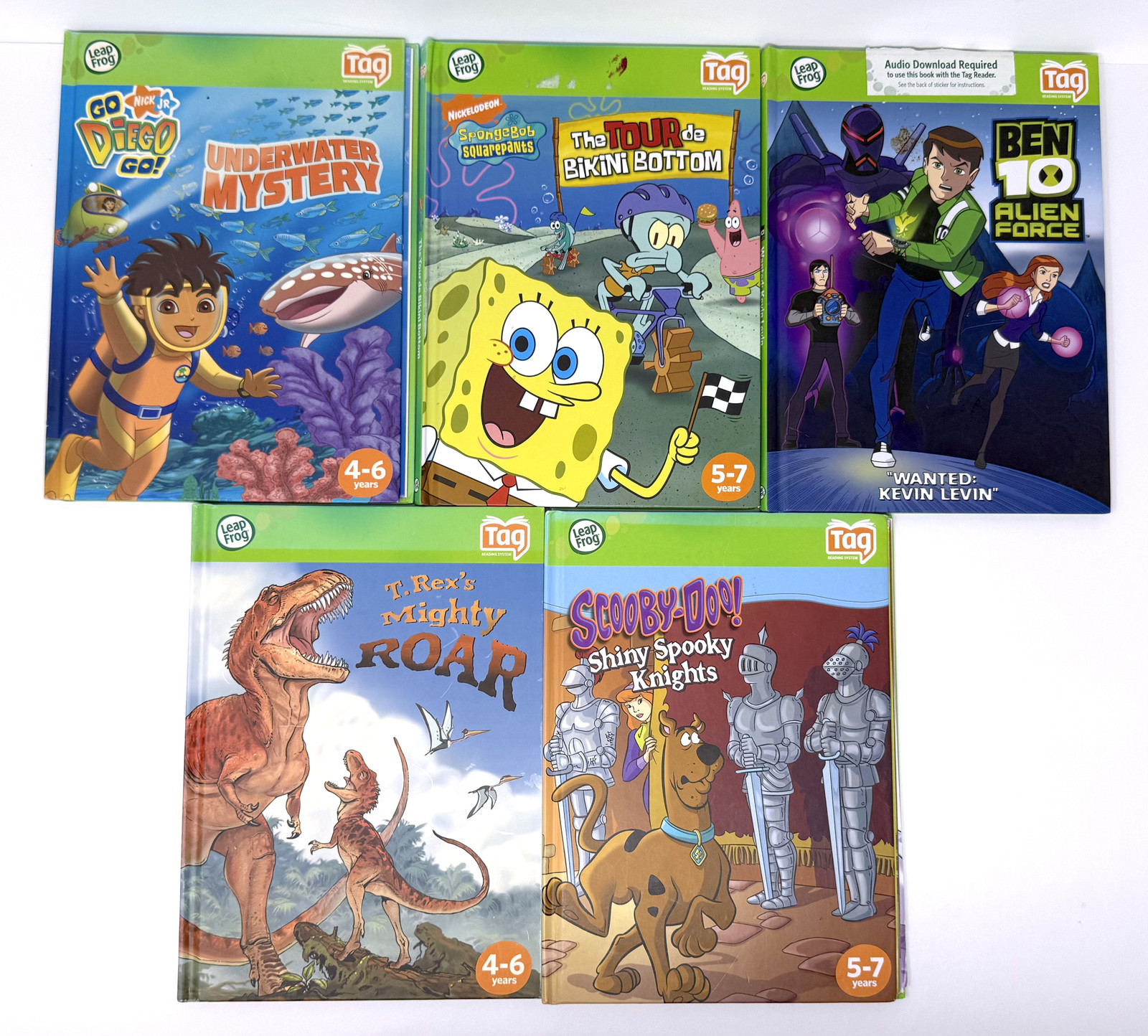 Leap Frog TAG Hardcover Books – Disney Cars Nemo Princess Faires Toy Story Ariel