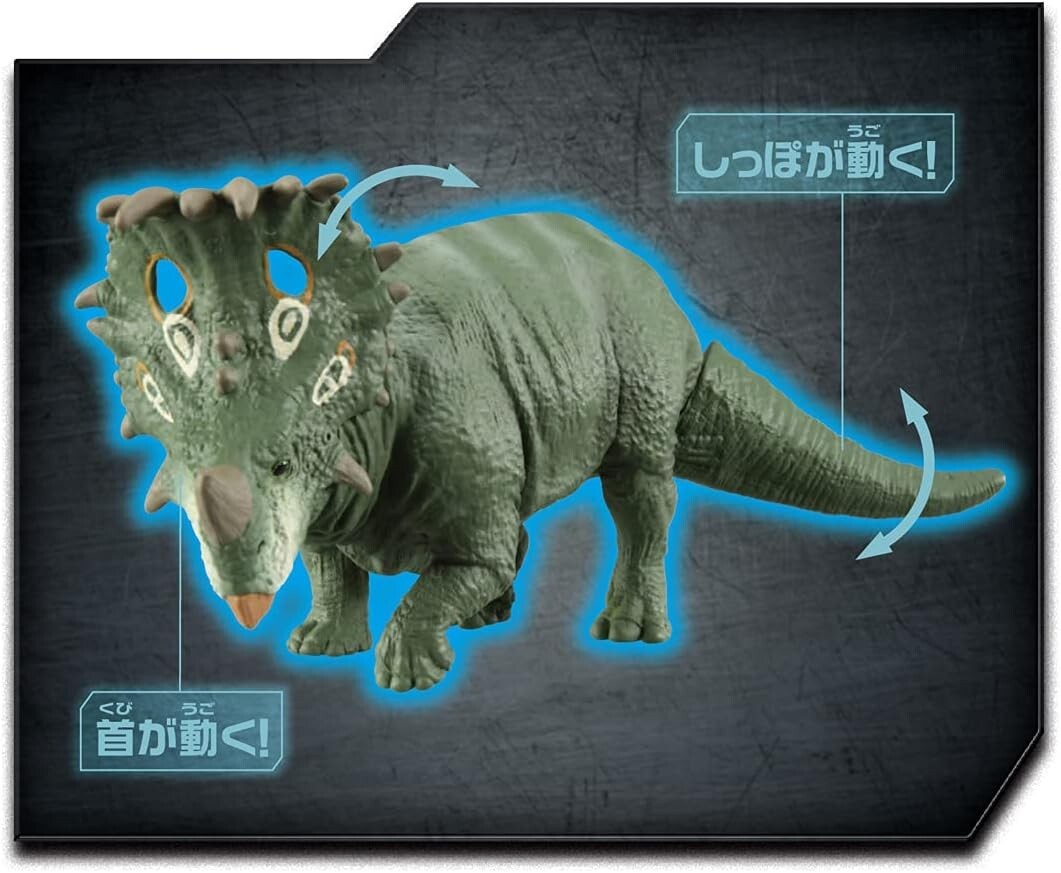 Ania Jurassic World, Dinosaur, Sinoceratops, [Ages 3 and up] TAKARATOMY, 004