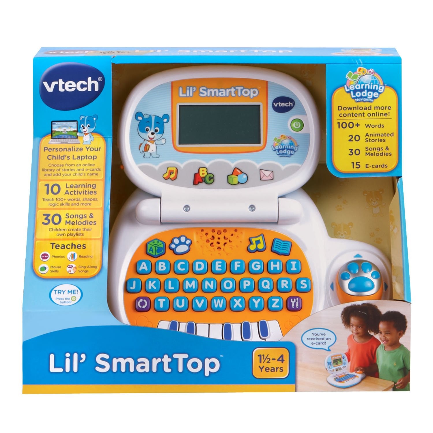 VTech Lil’ SmartTop 10.2″ x 7.8″ x 2.2″, White