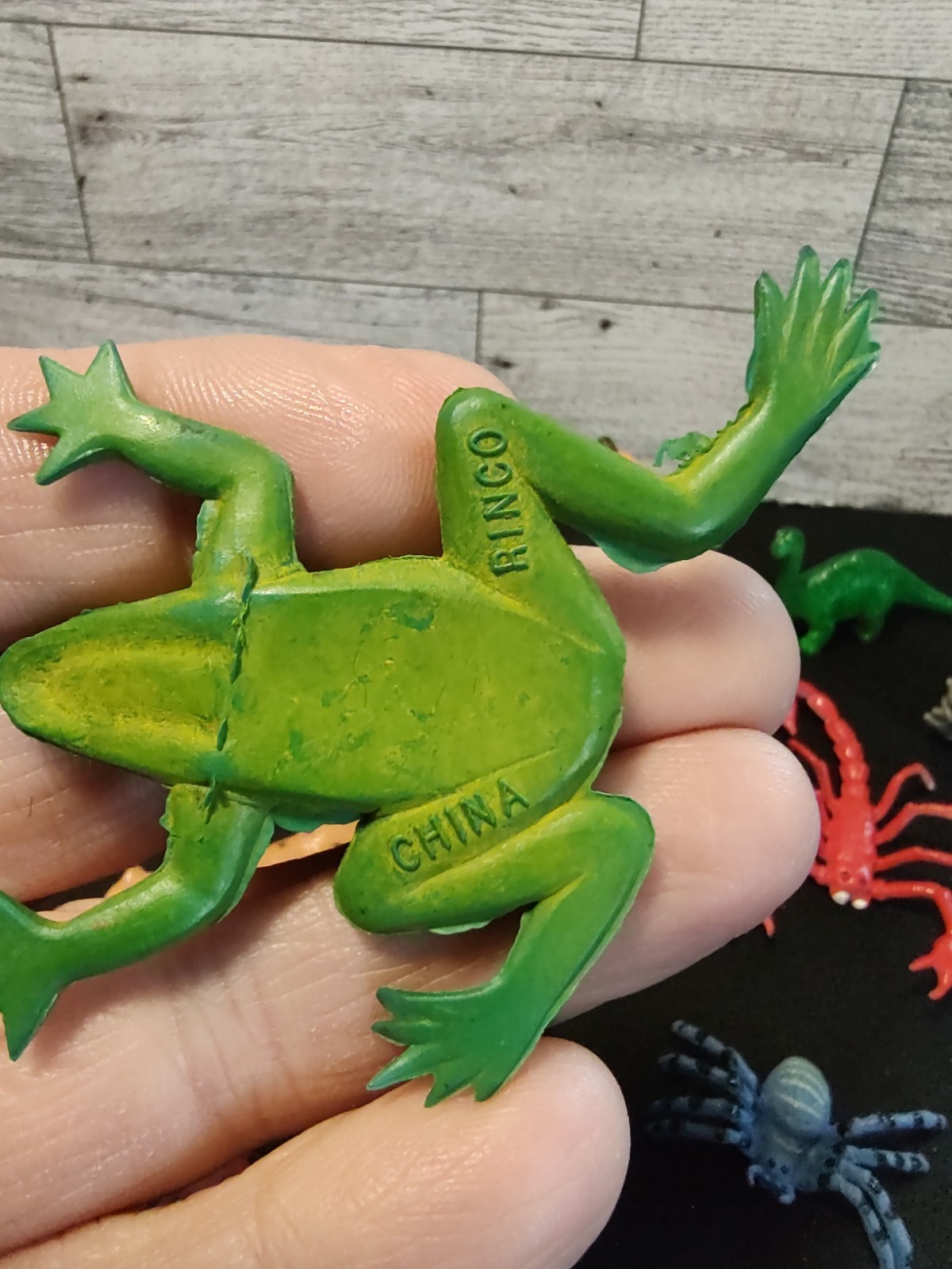 Lot of 21 various small plastic animals made in china